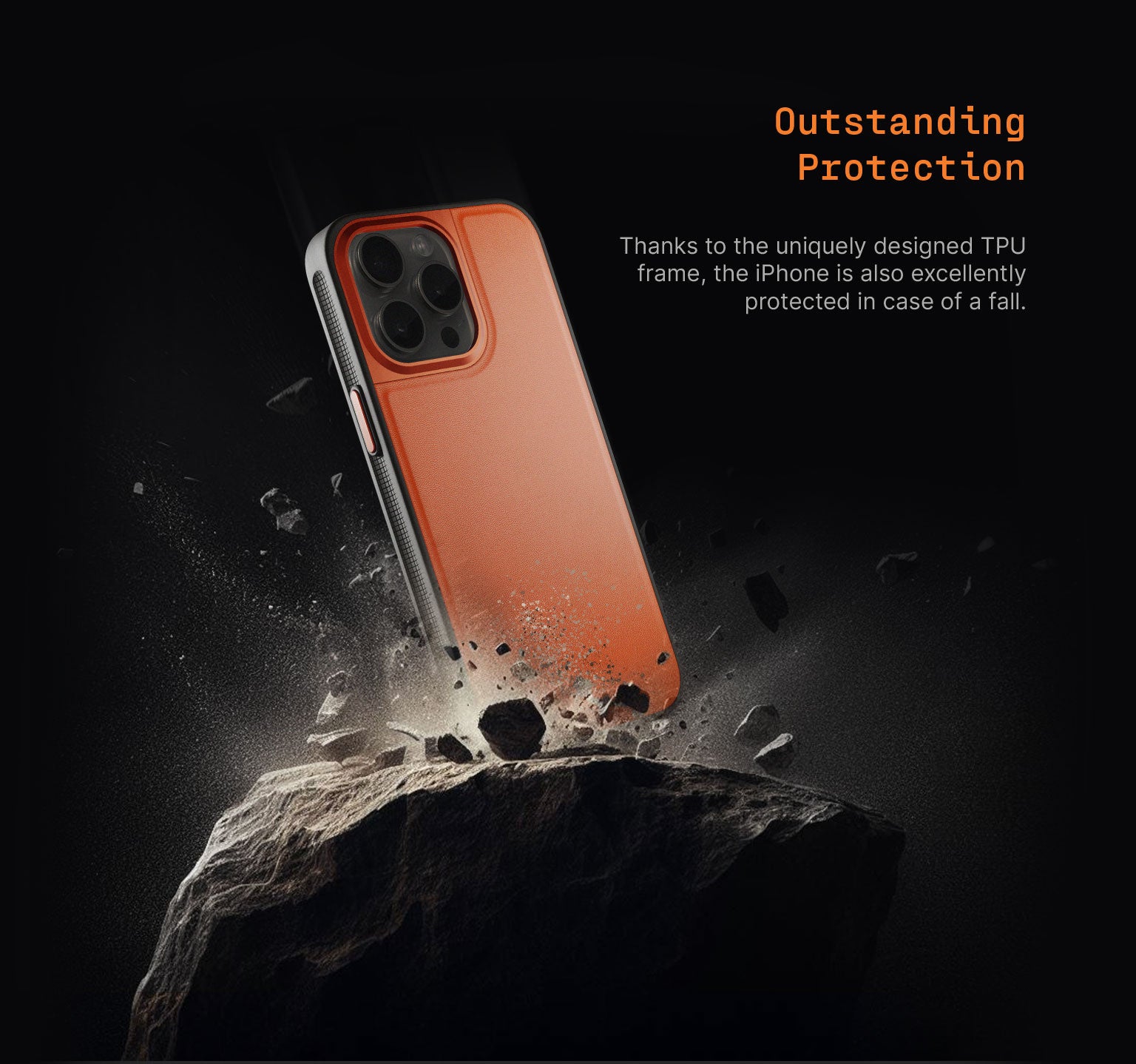 Sport Case | iPhone 15 | Shocking Orange