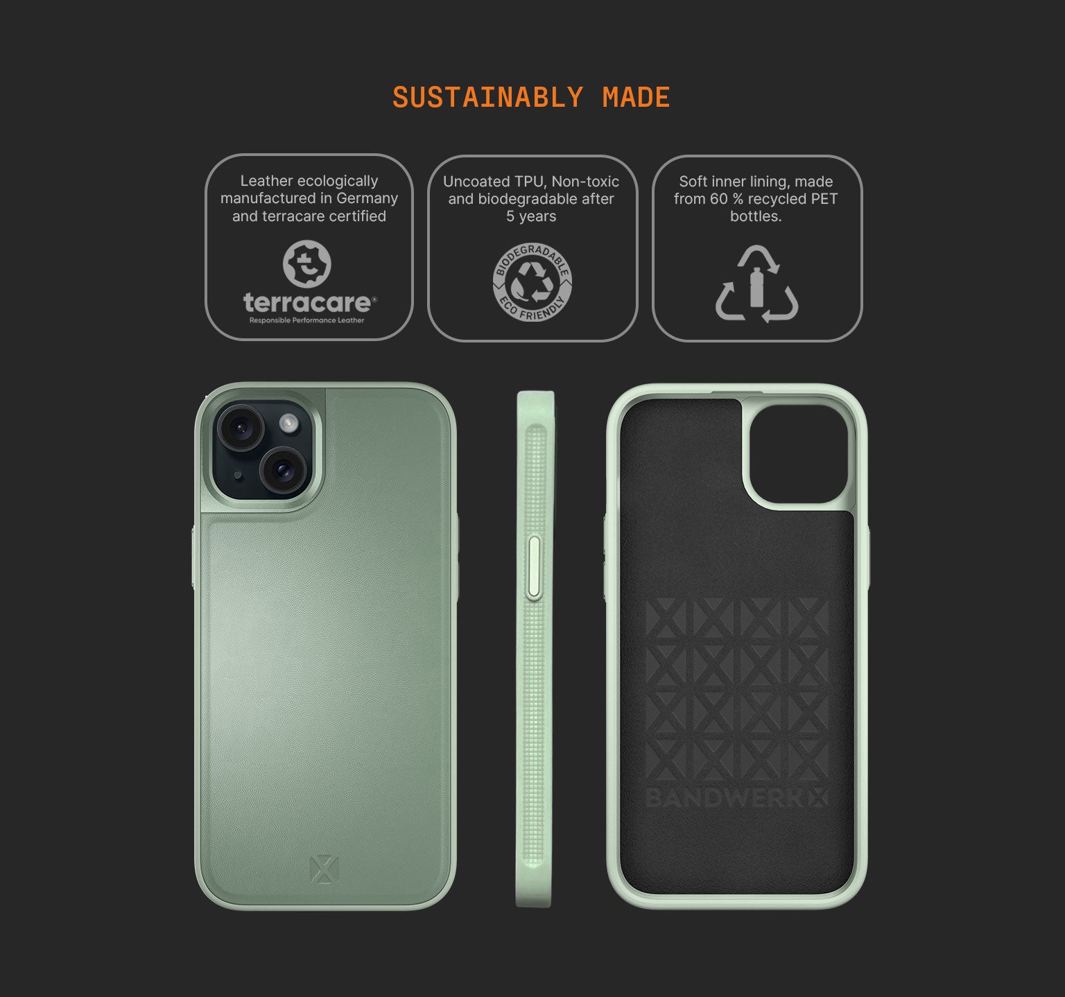 Sport Case | iPhone 15 Plus | Sage Green