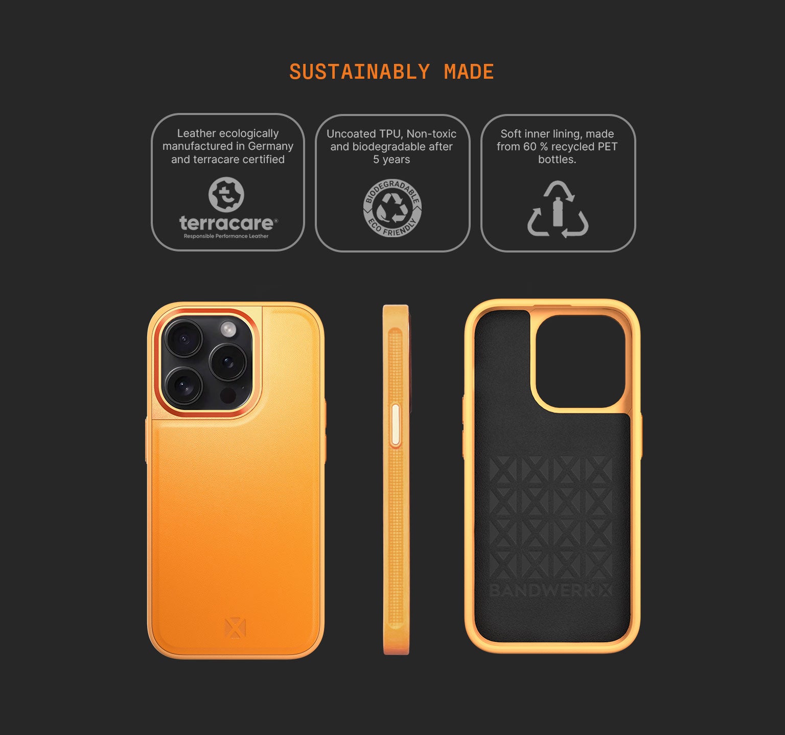Sport Case | iPhone 15 Pro | Orange Pop