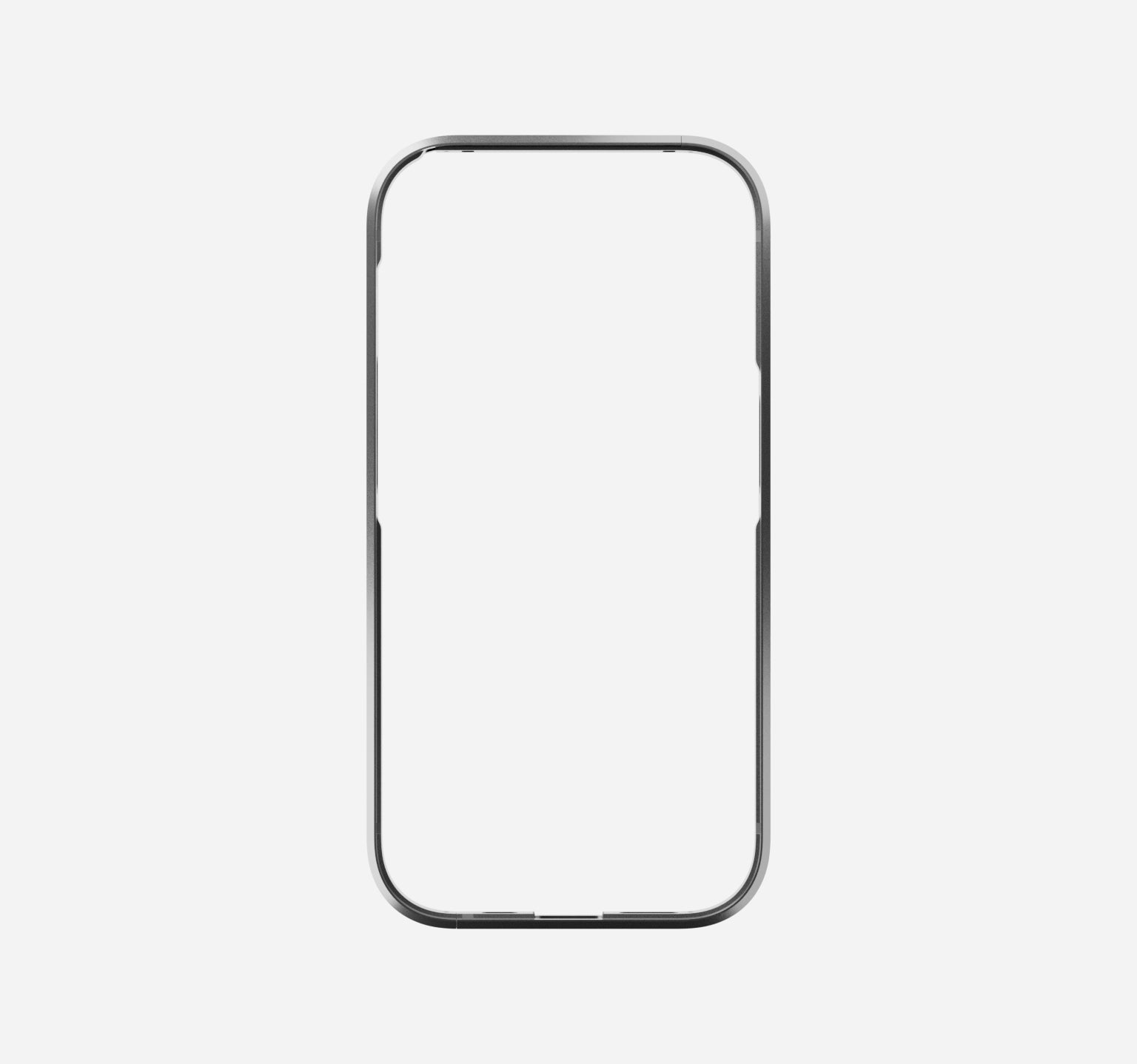 Aluminum Leather Case | Replacement Frame | Silver