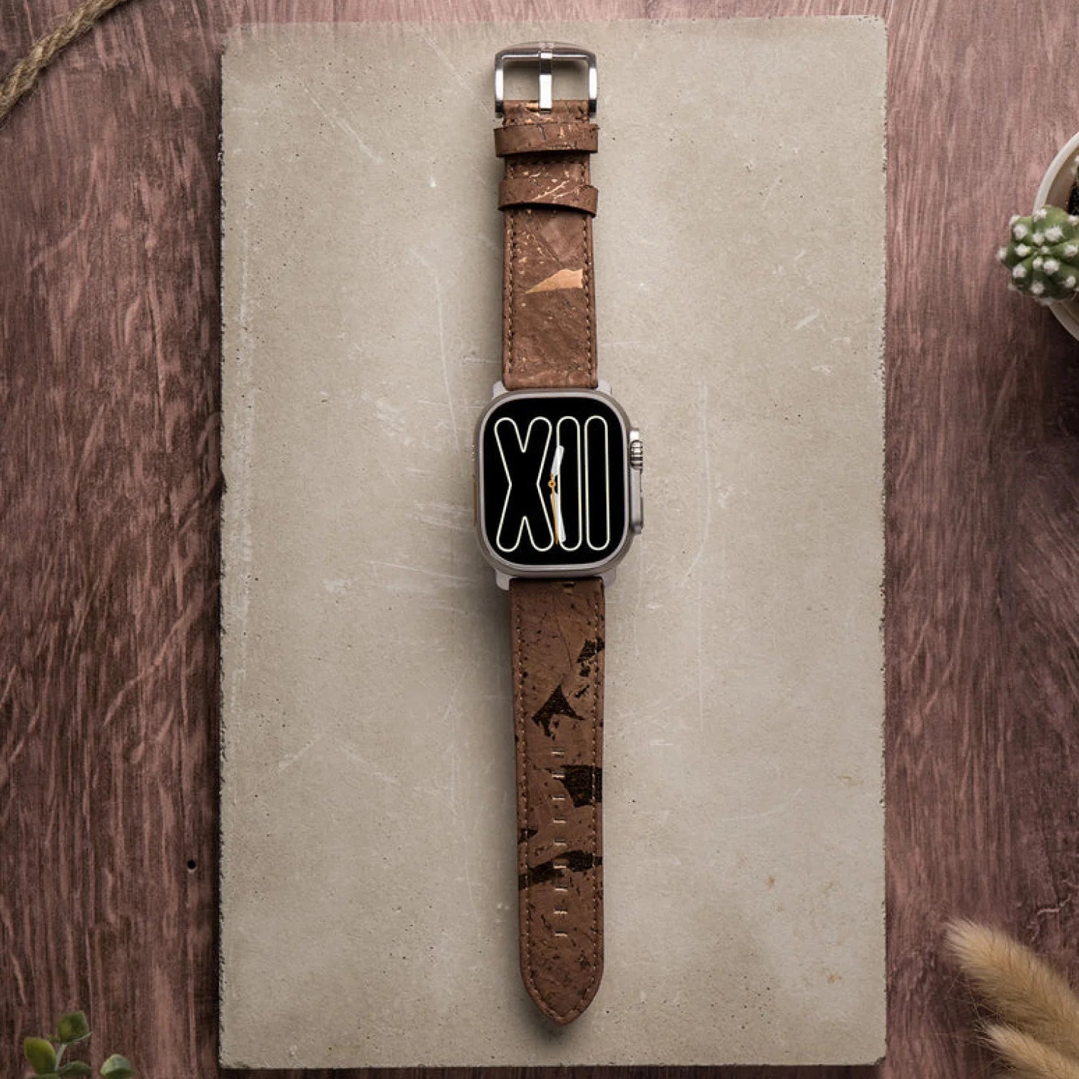 Dunkelbraun / Ultra/46mm/45mm / Silber