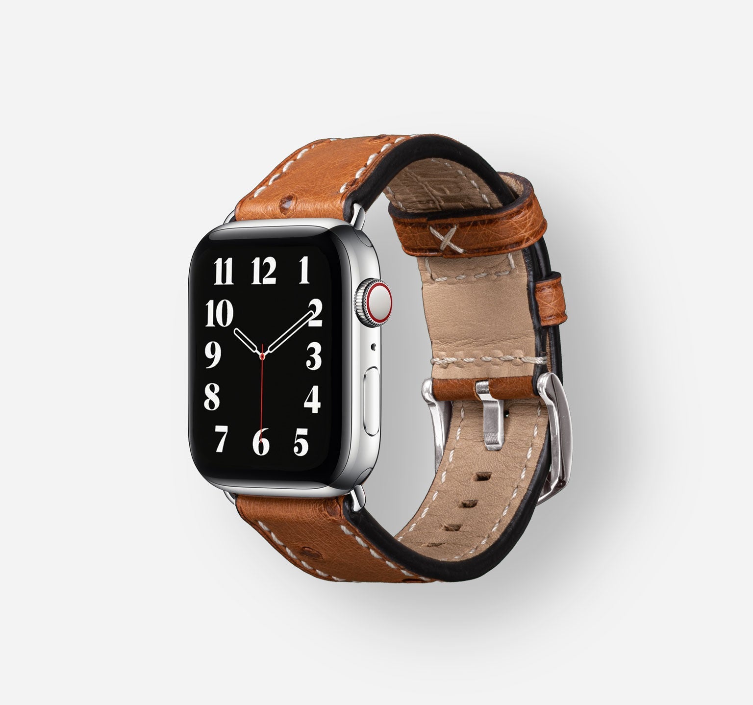 BandWerk – Apple Watch Band – Zurich | Ostrich | Brown –