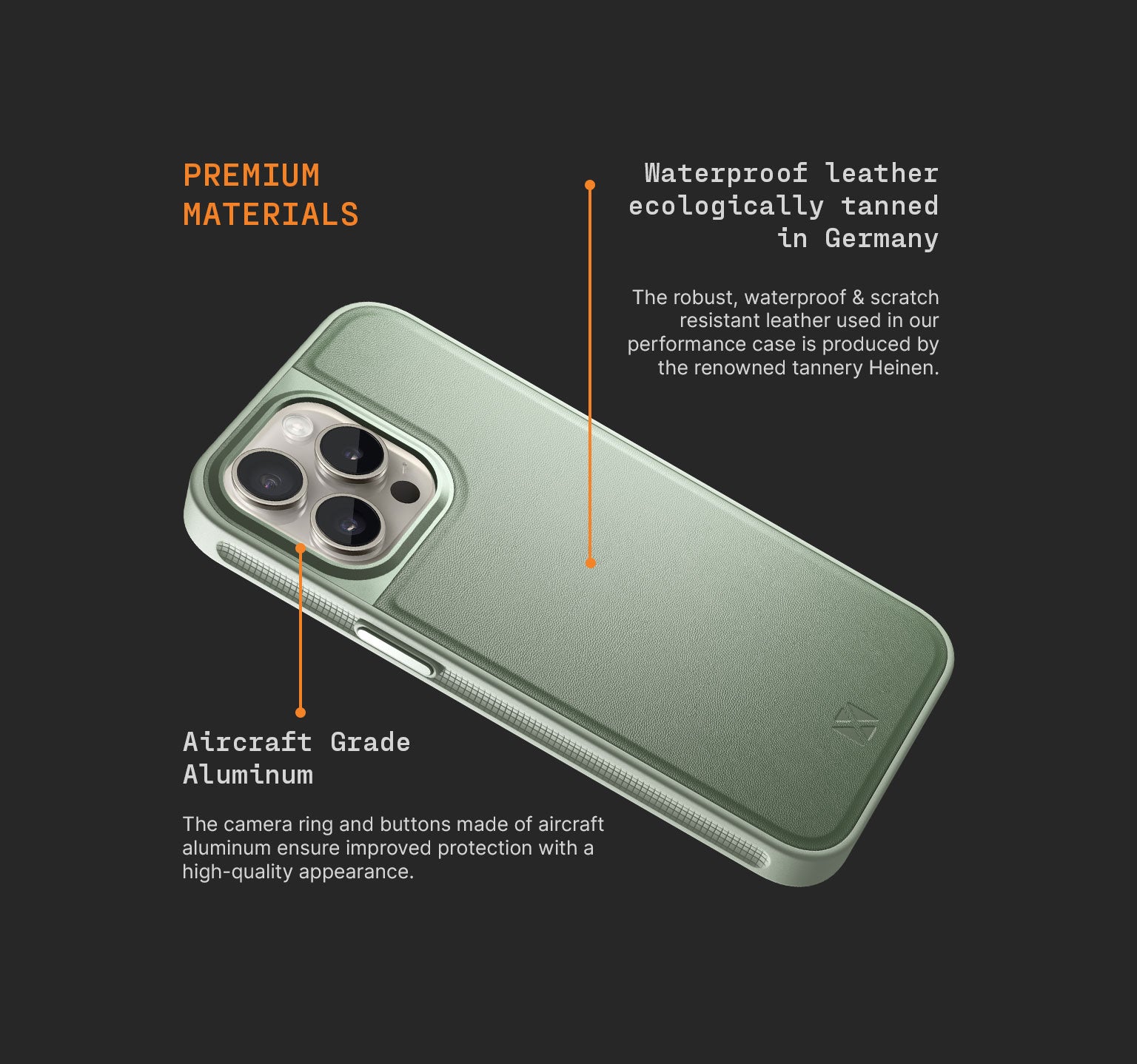 Mobile Accessory Aluminium case Iphone 15 Pro Max