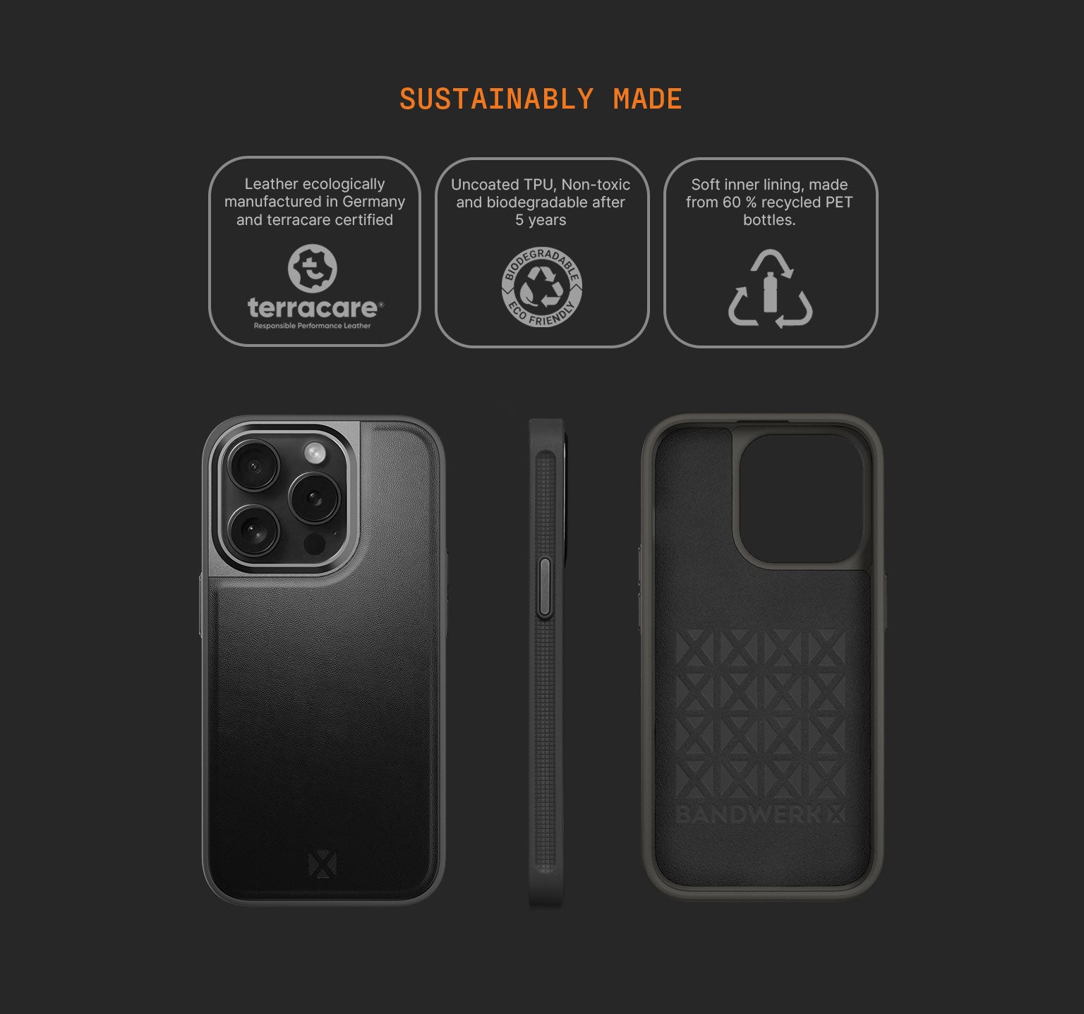 Sport Case | iPhone 15 Pro | Graphite