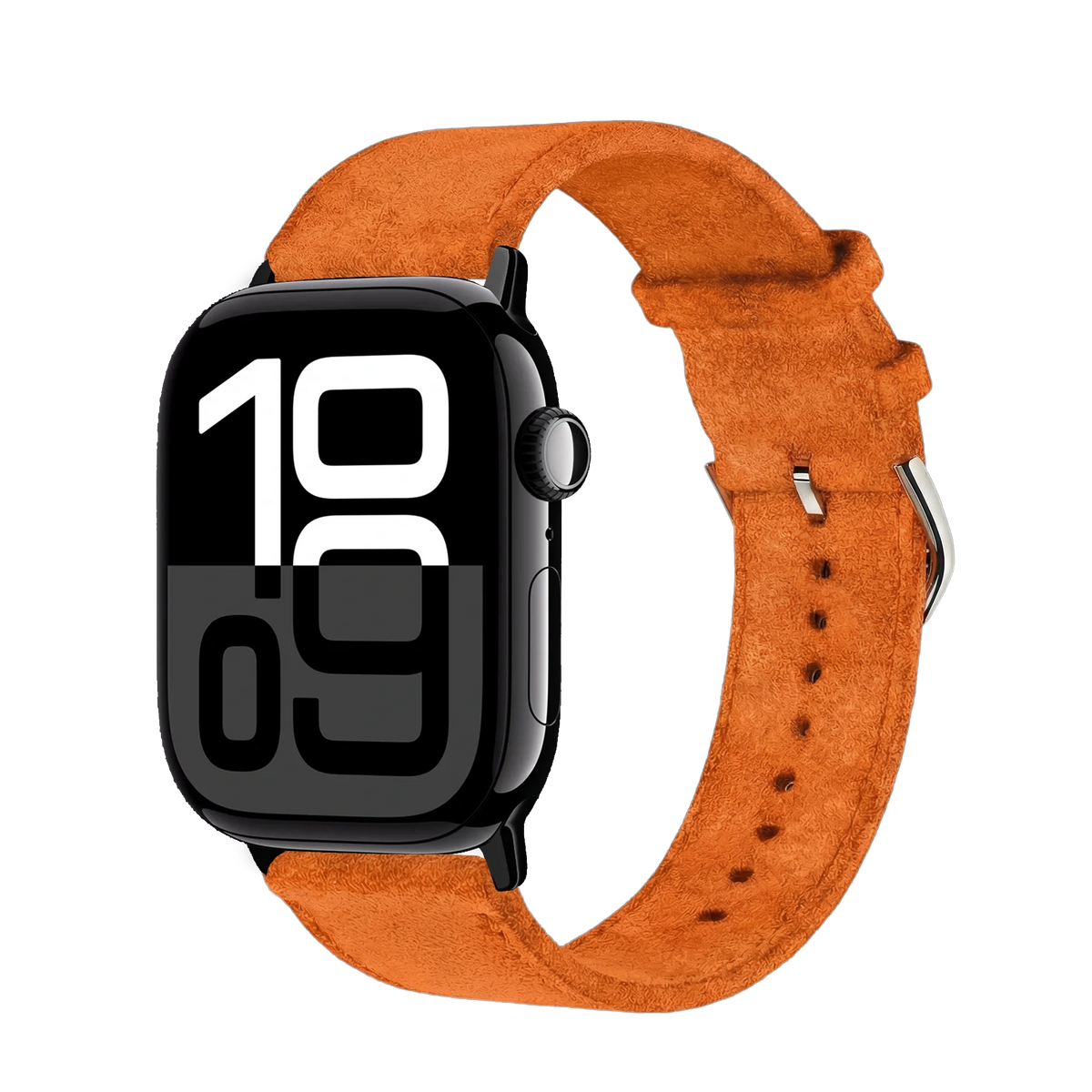 Shocking Orange / 46mm / Aluminium Diamantschwarz