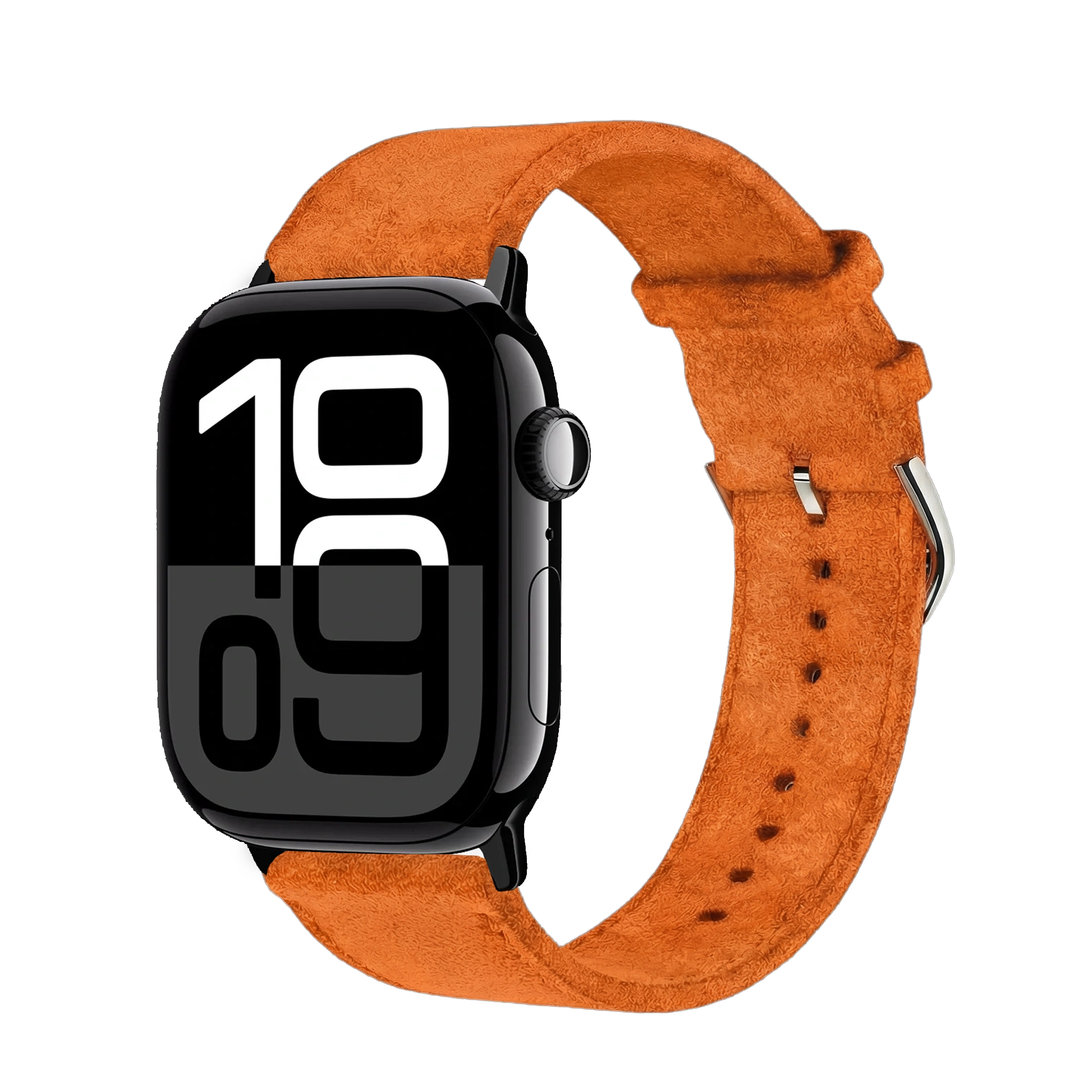 Shocking Orange / 45mm / Aluminium Mitternacht