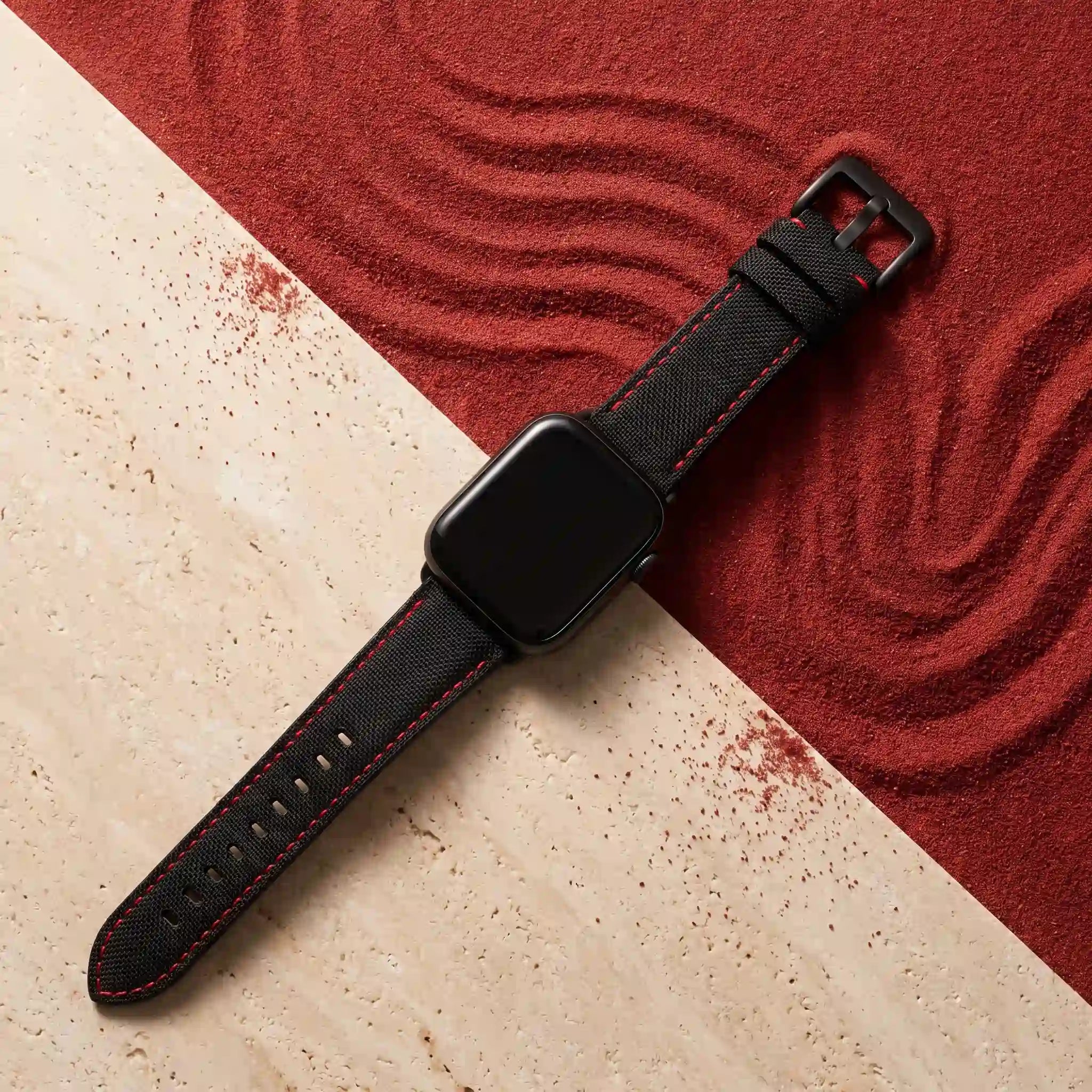 Schwarz / Rot