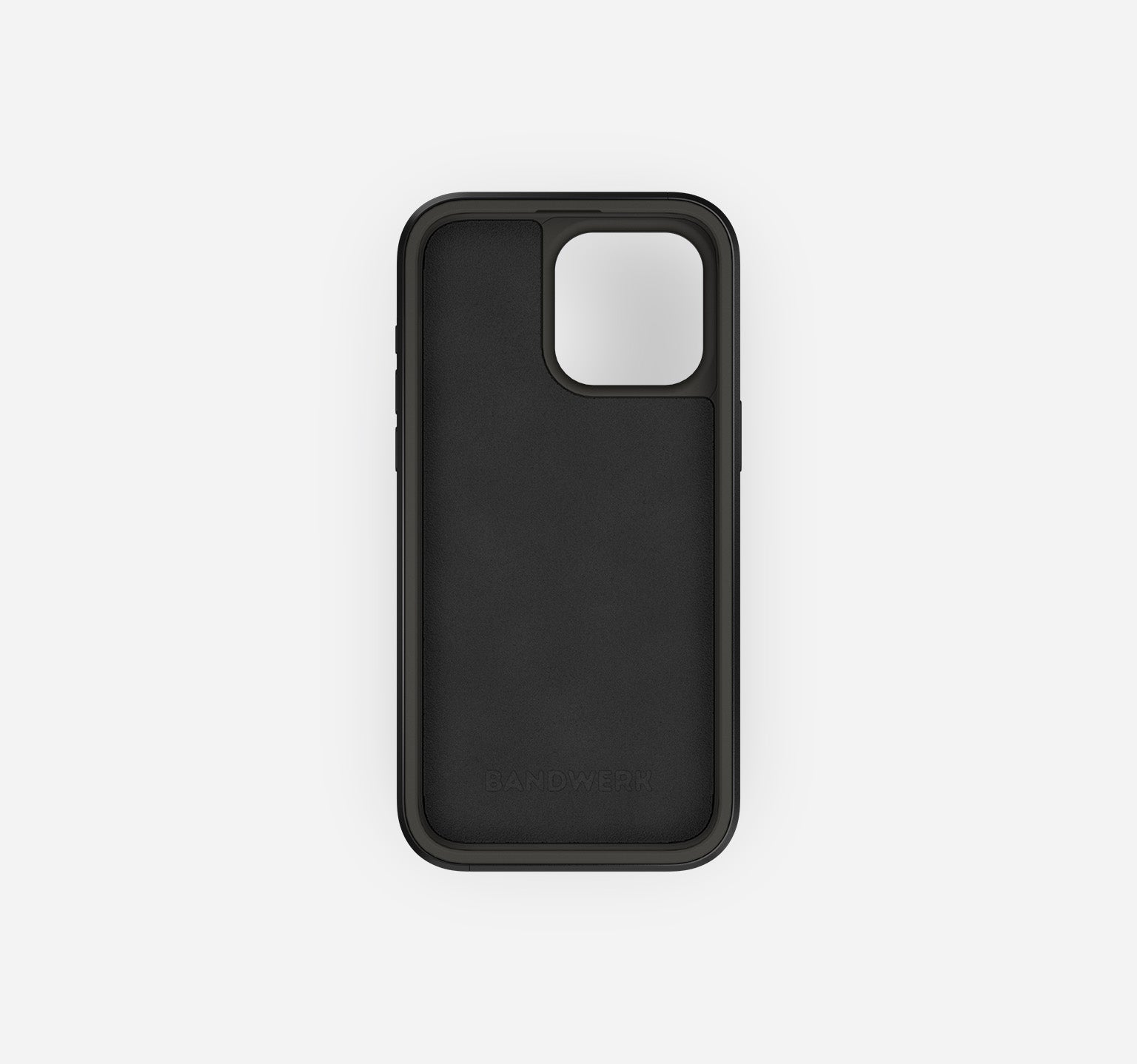 Aluminum Leather Case | iPhone 15 Pro Max | Space Black