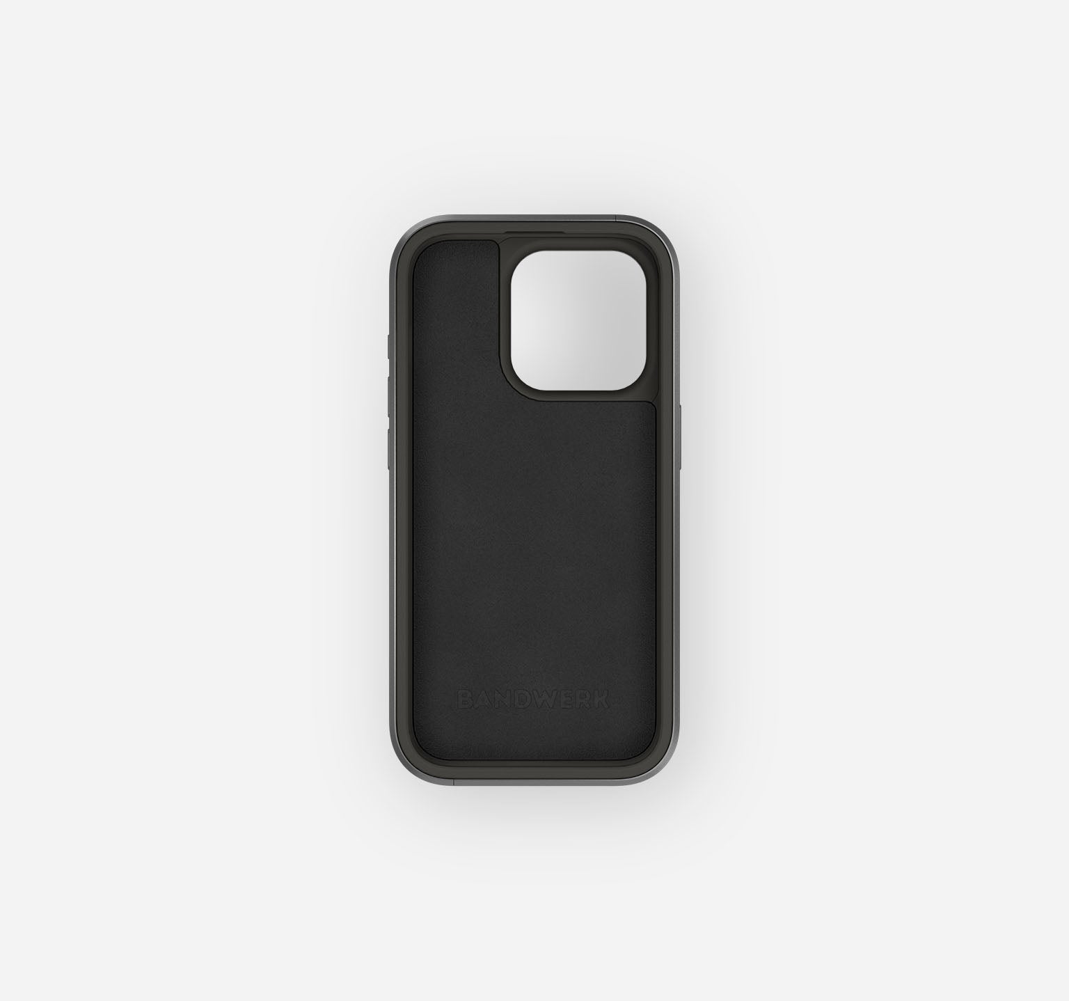 Aluminum Leather Case | iPhone 15 Pro | Mokka Brown