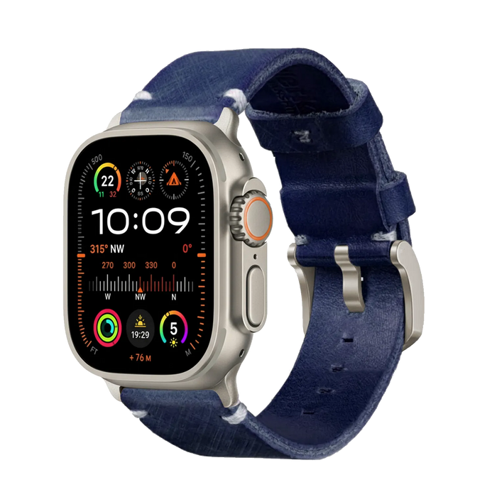 Blau / Ultra/46mm/45mm / Silber Matt