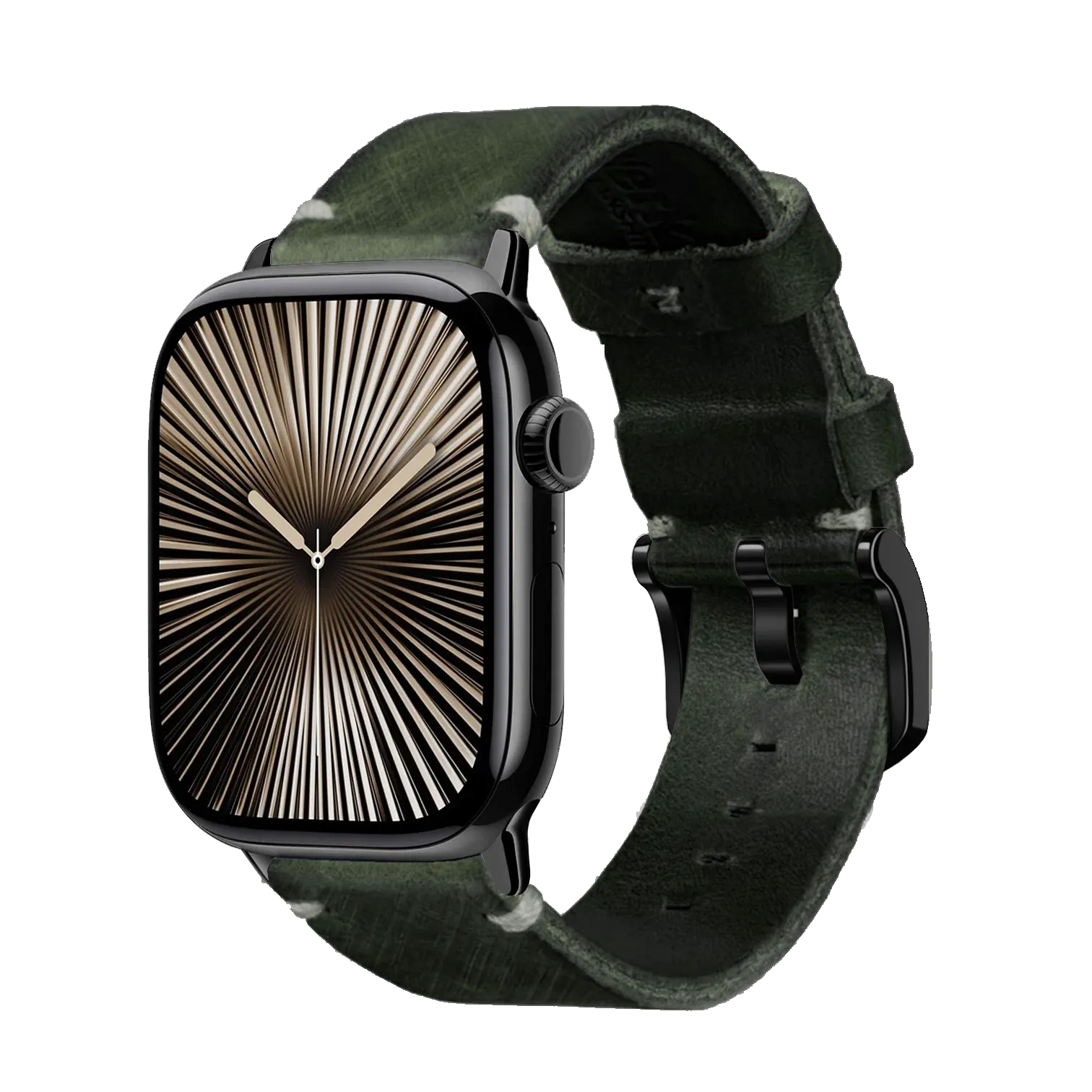 Petrol / 42mm / Schwarz Poliert