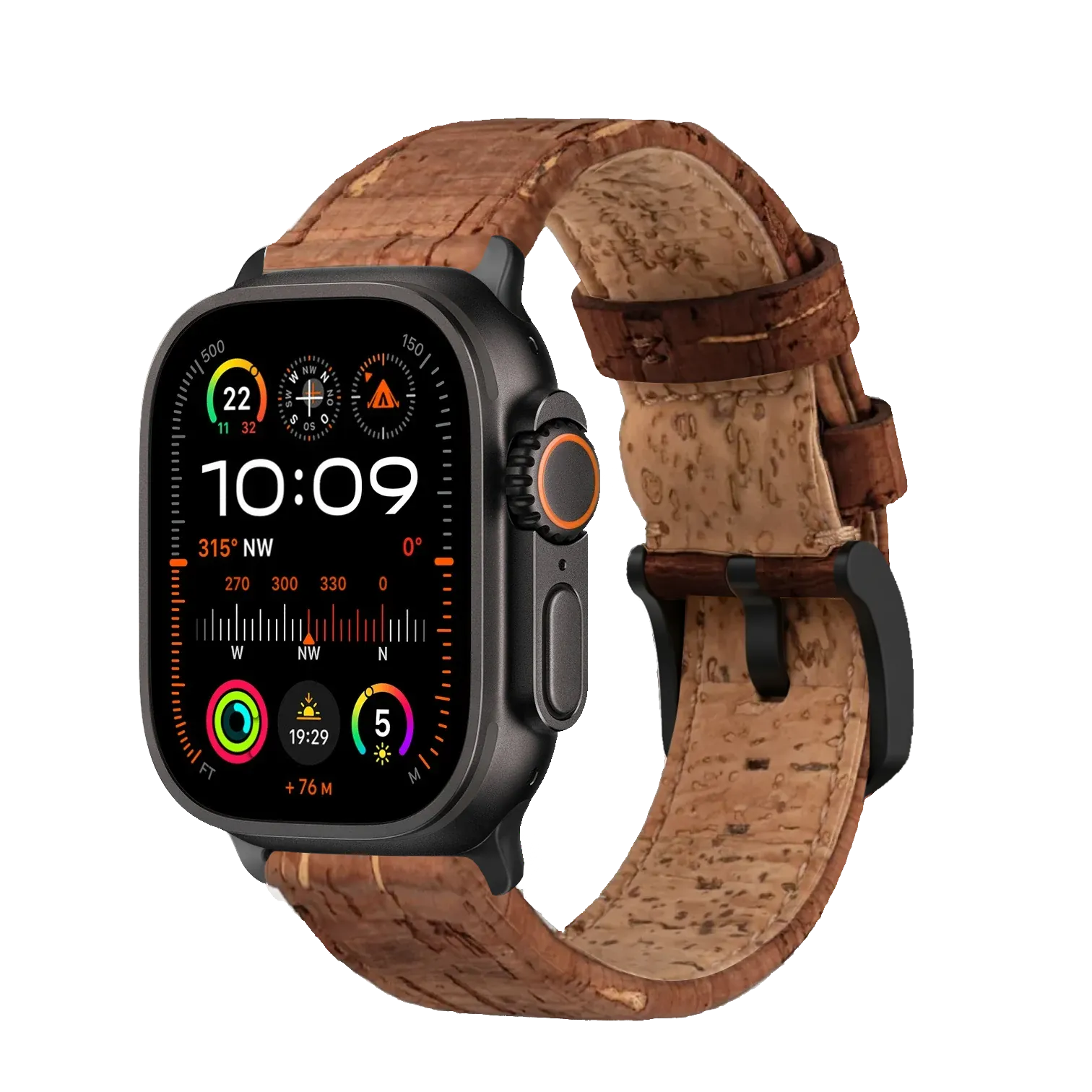 Dunkelbraun / Ultra/46mm/45mm / Schwarz Matt