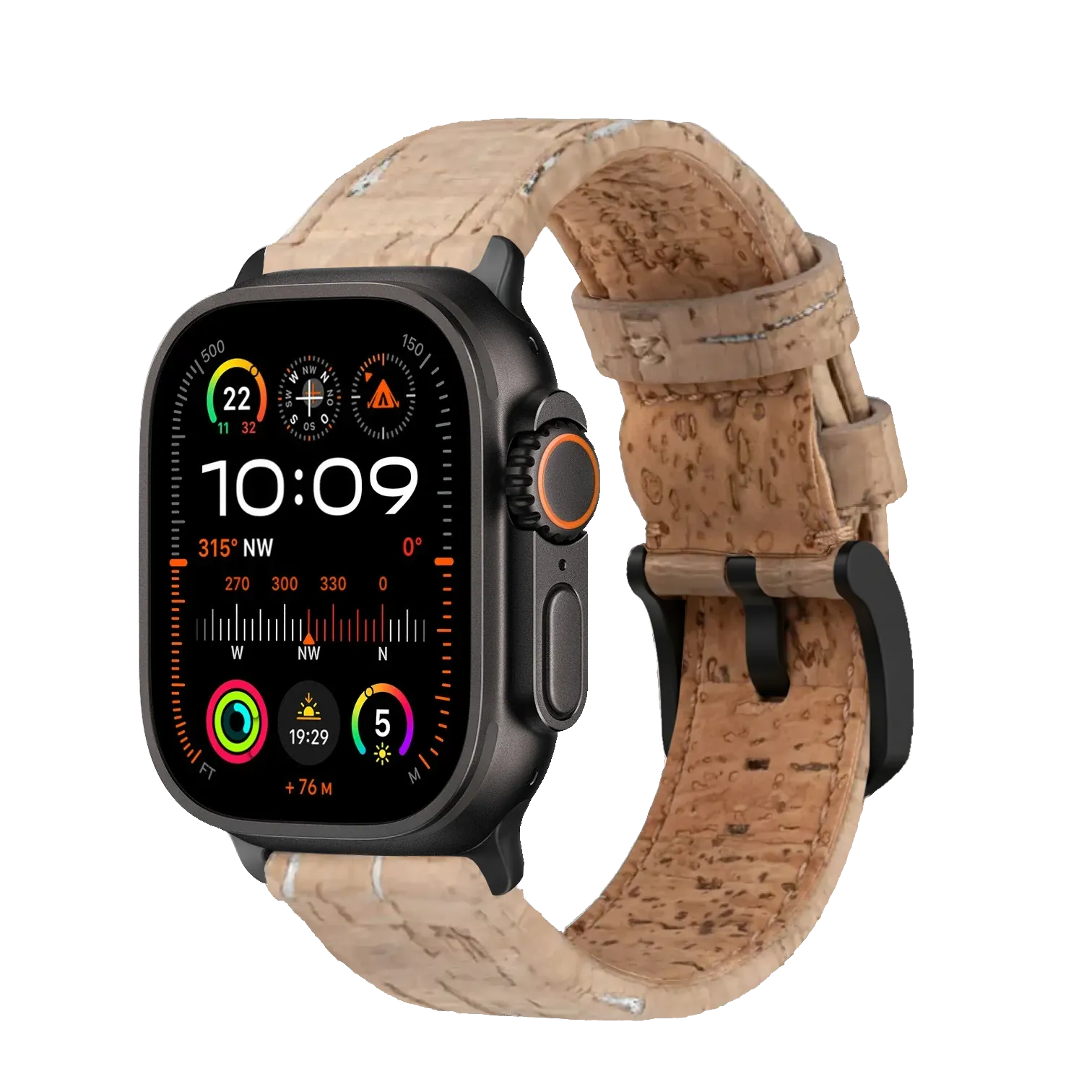 Sandstein / Ultra/46mm/45mm / Schwarz Matt