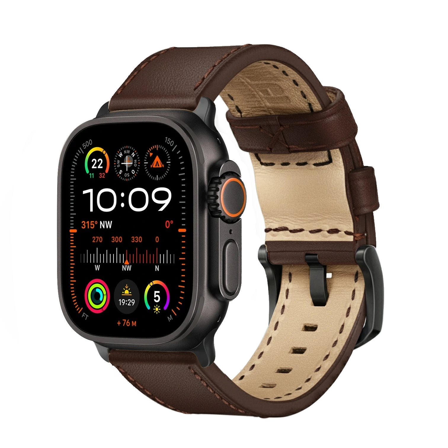 Chocolate / Ultra/46mm/45mm / Silber Matt