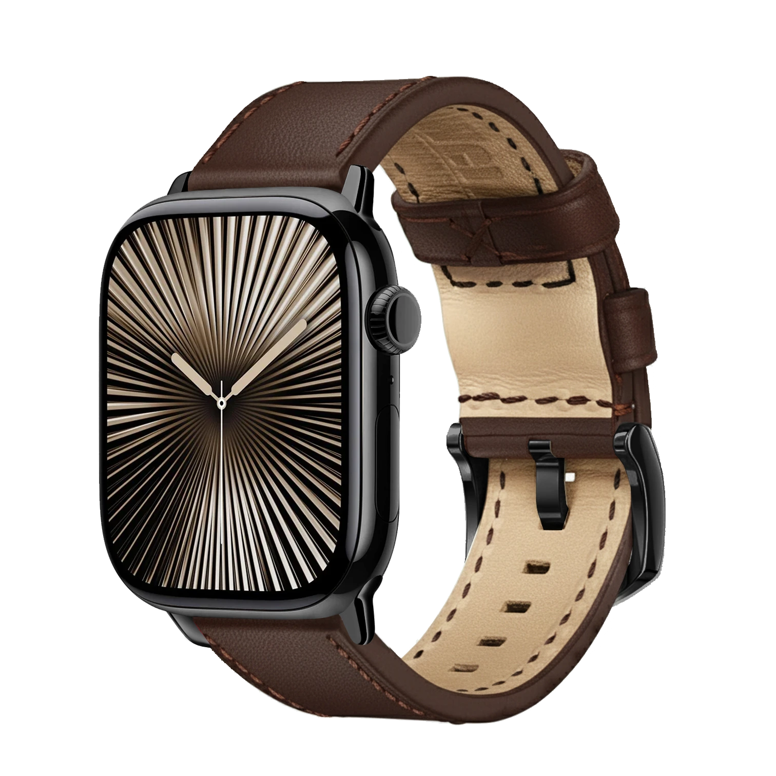 Chocolate / 42mm / Schwarz Poliert