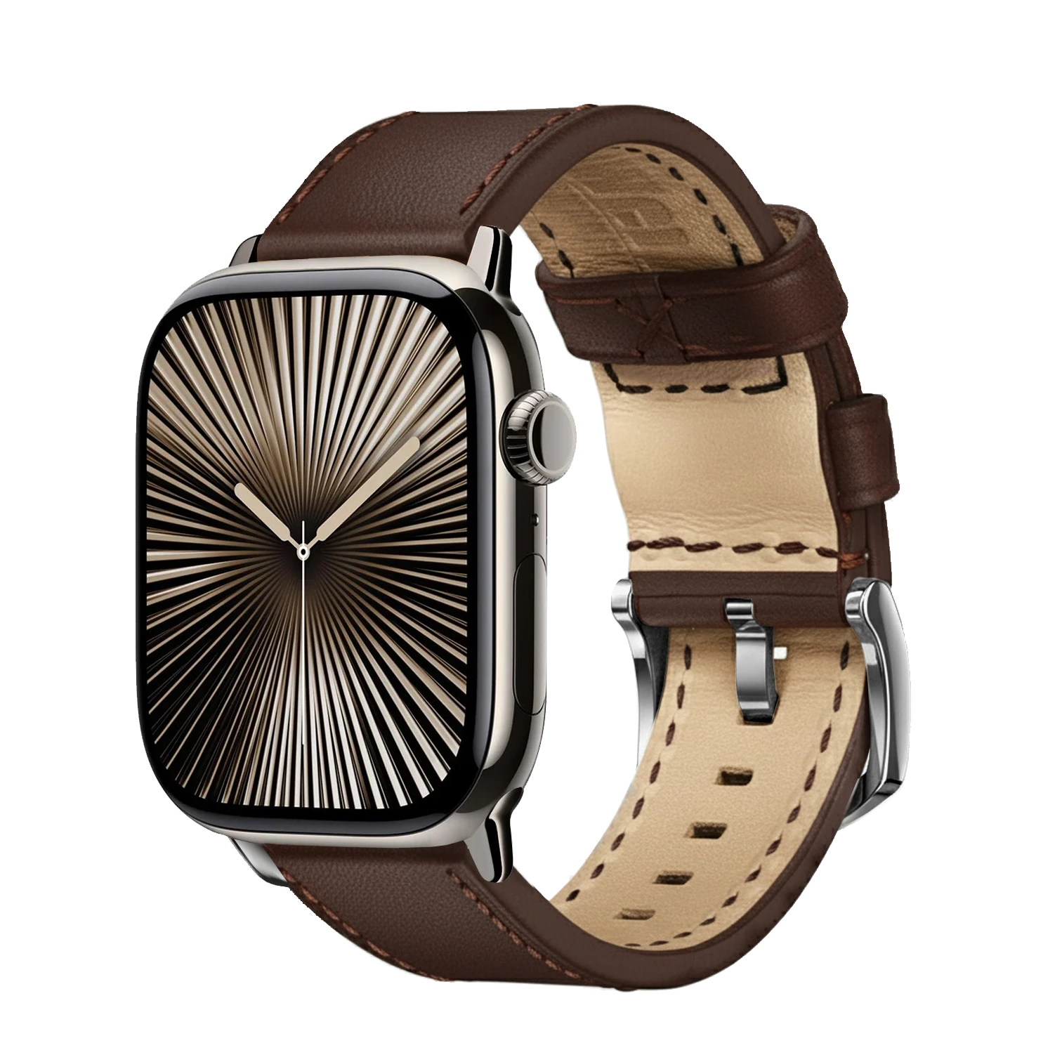 Chocolate / 42mm / Silber Poliert
