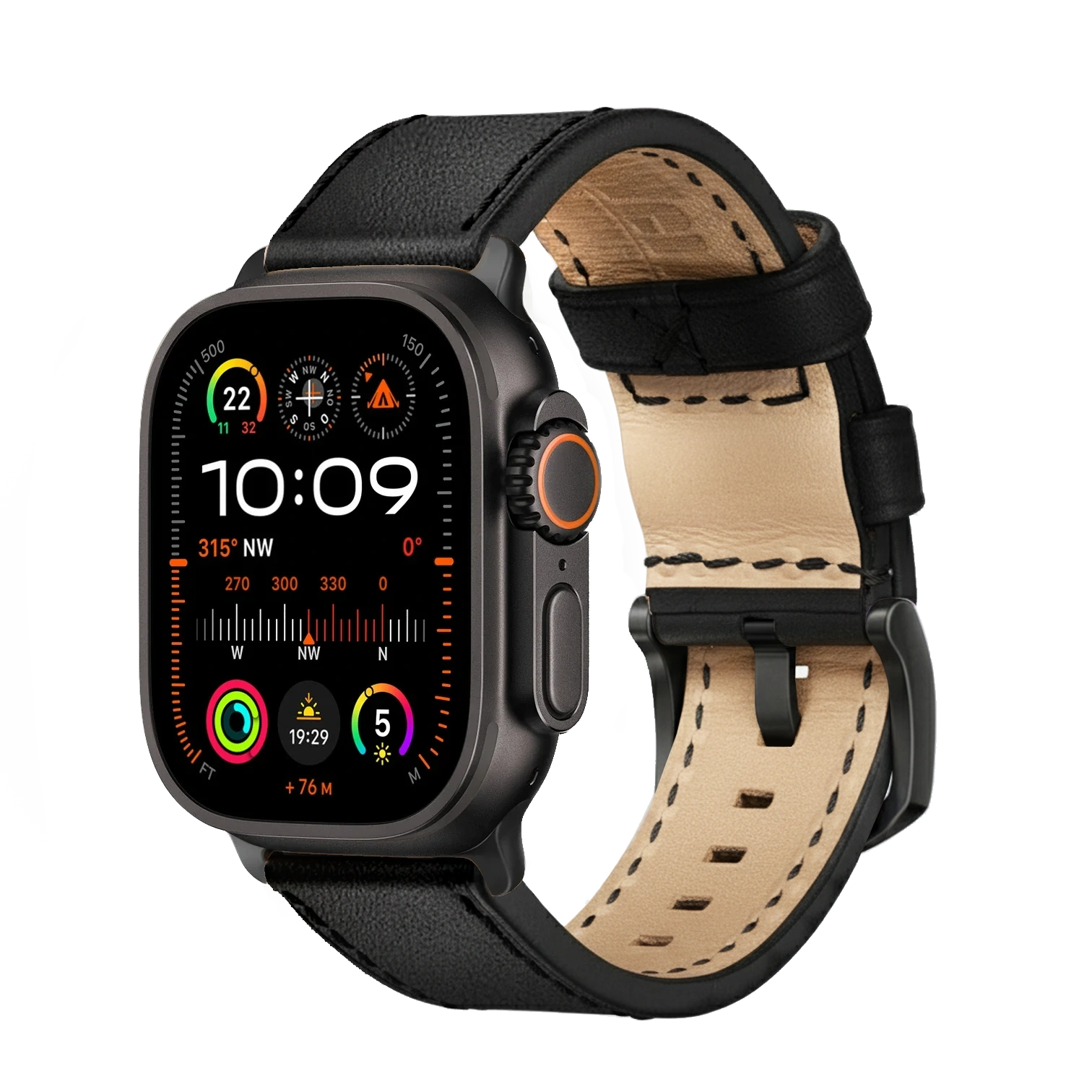 Graphite / Ultra/46mm/45mm / Schwarz Matt