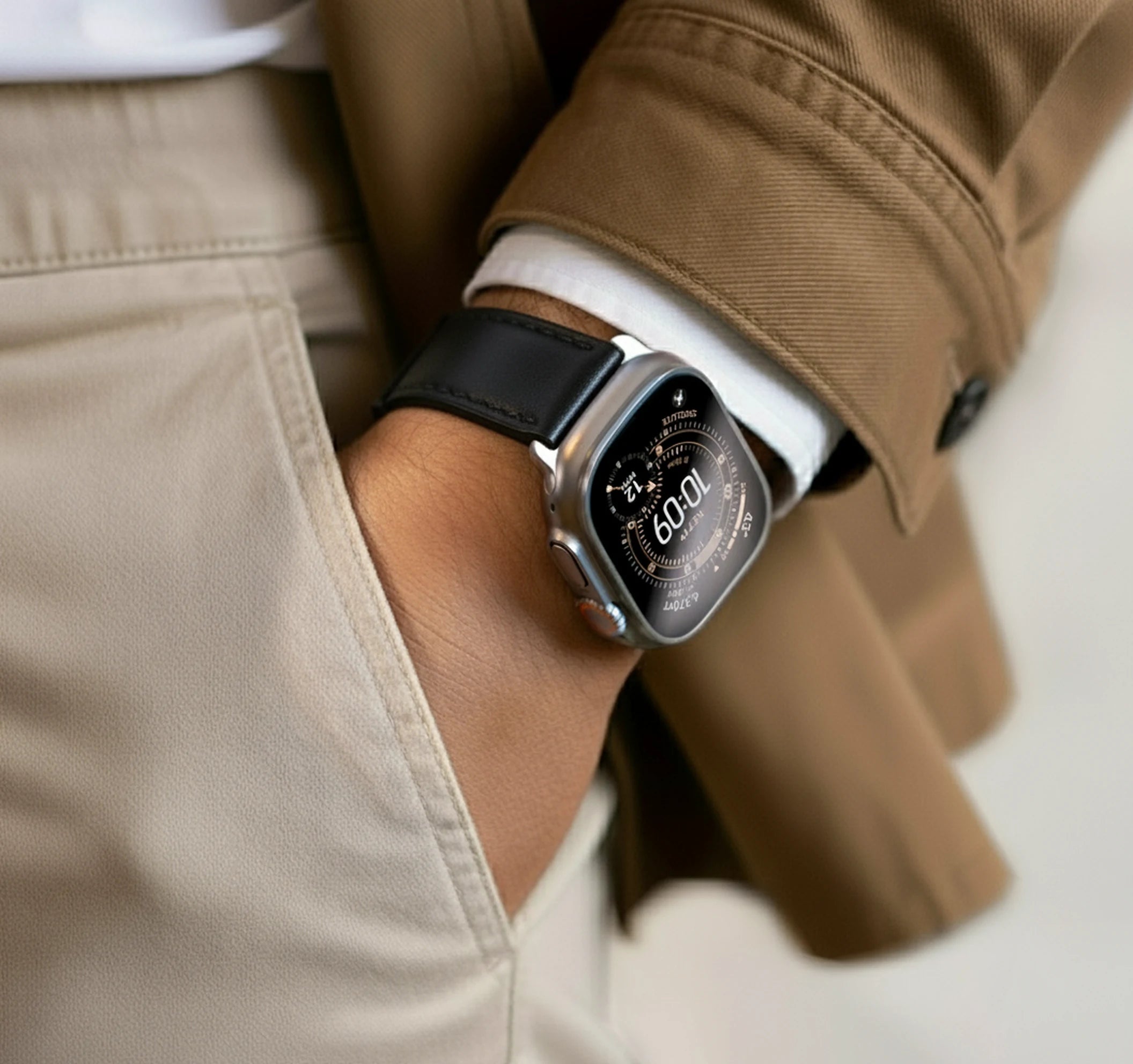 Graphite / 42mm / Silber Poliert