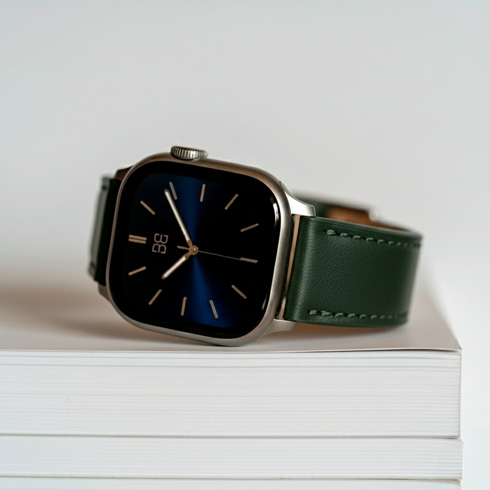 Slate Green / 42mm / Schwarz Poliert
