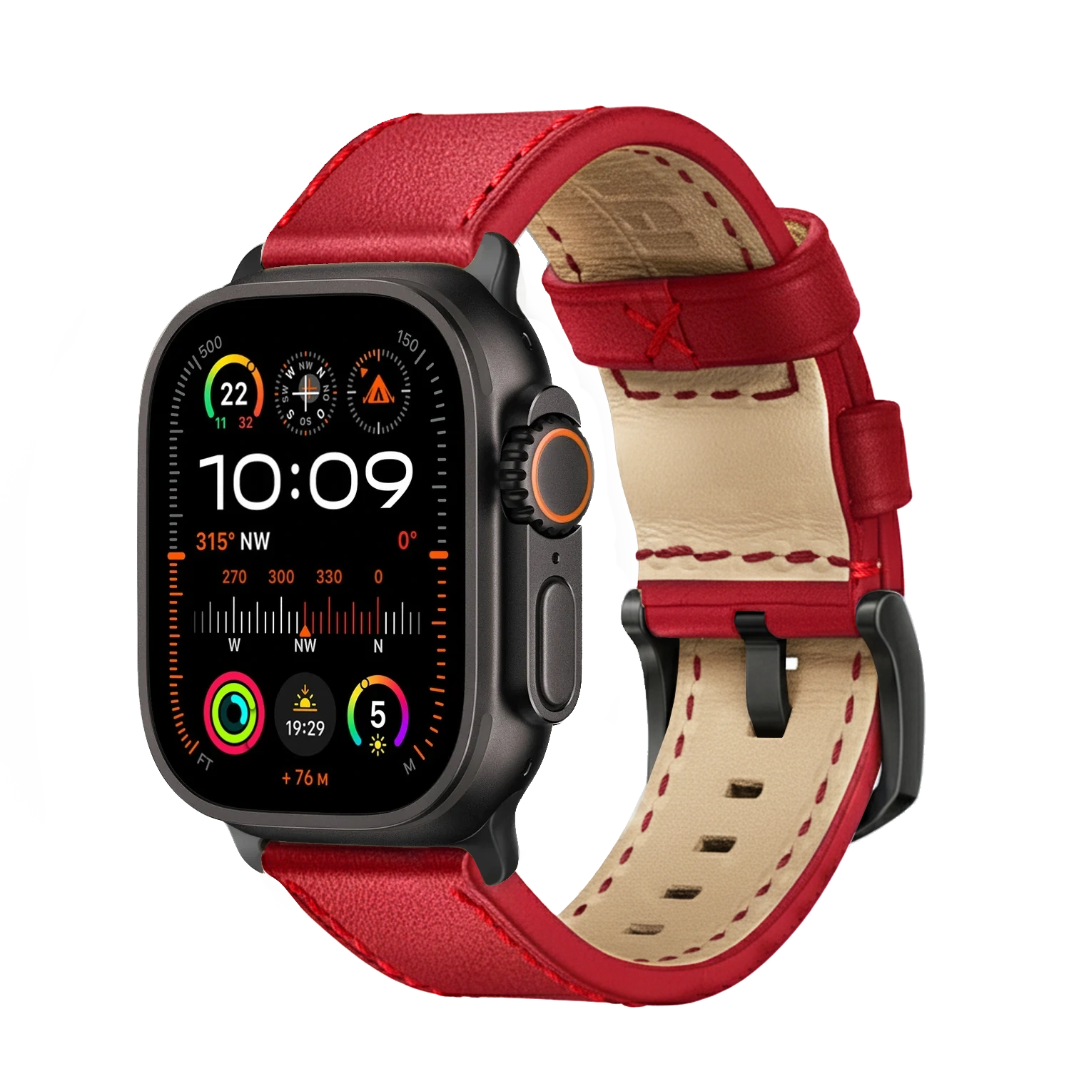 Red / Ultra/46mm/45mm / Schwarz  Matt