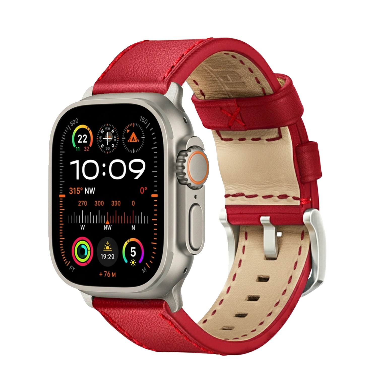 Red / Ultra/46mm/45mm / Silber Matt