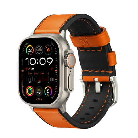 Shocking Orange / Ultra/46mm/45mm / Silber Matt