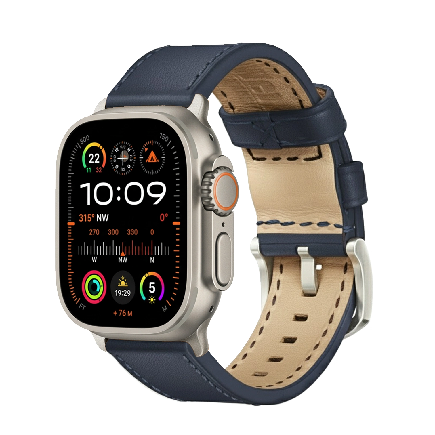 Slate Blue / Ultra/46mm/45mm / Silber Matt