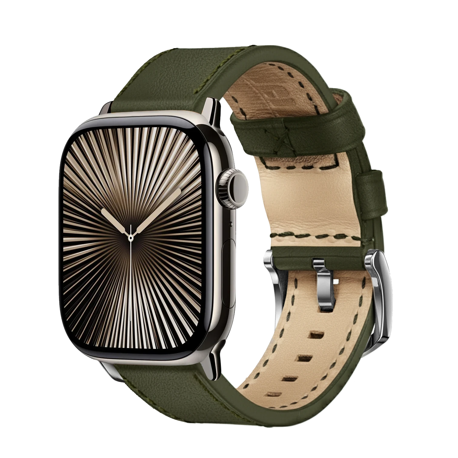 Slate Green / 42mm / Silber Poliert