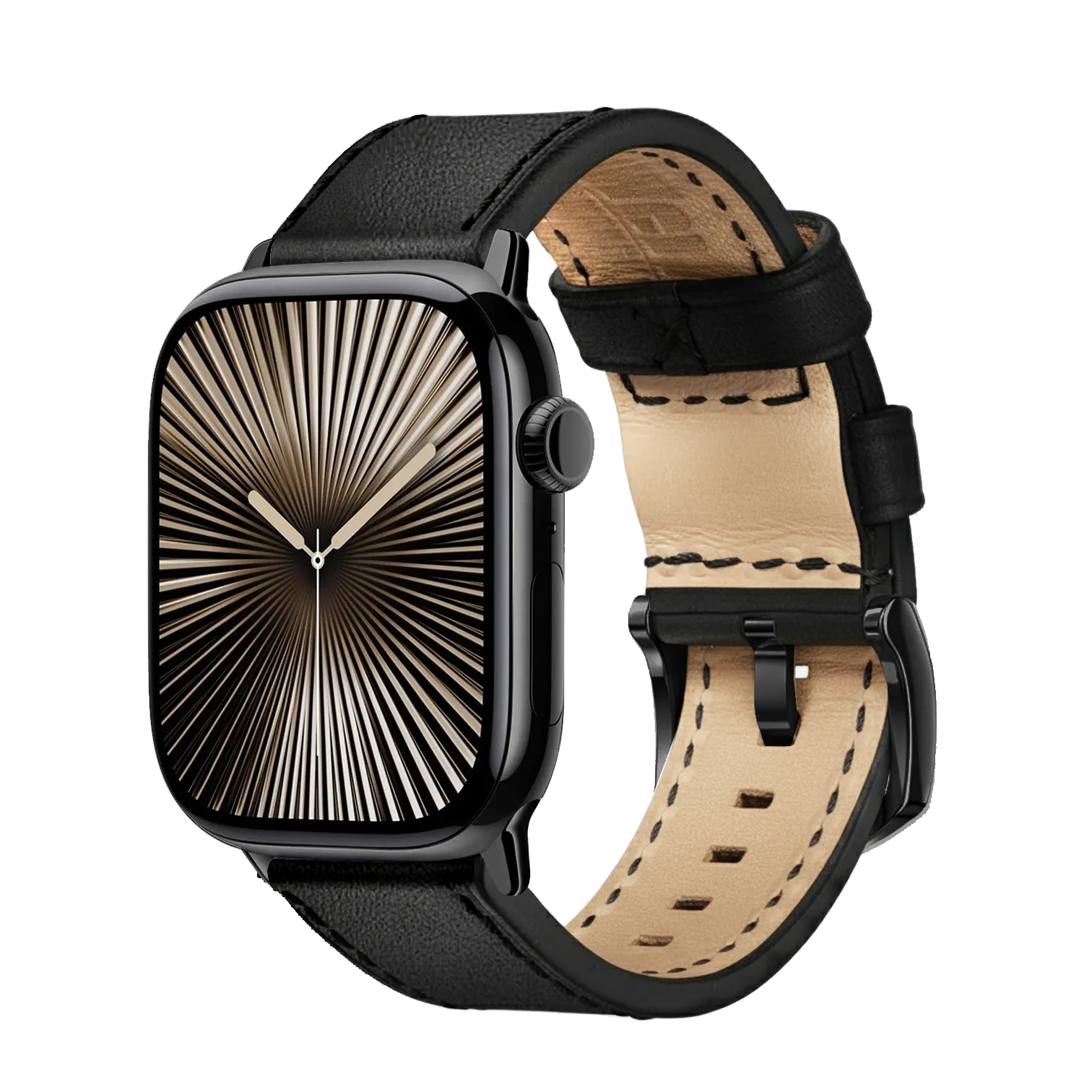 Tiefschwarz / 42mm / Schwarz Poliert