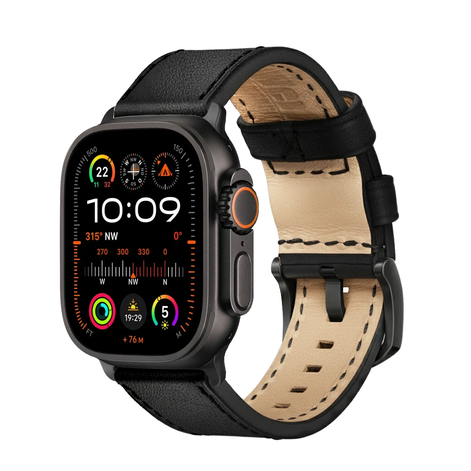 Tiefschwarz / Ultra/46mm/45mm / Schwarz Matt