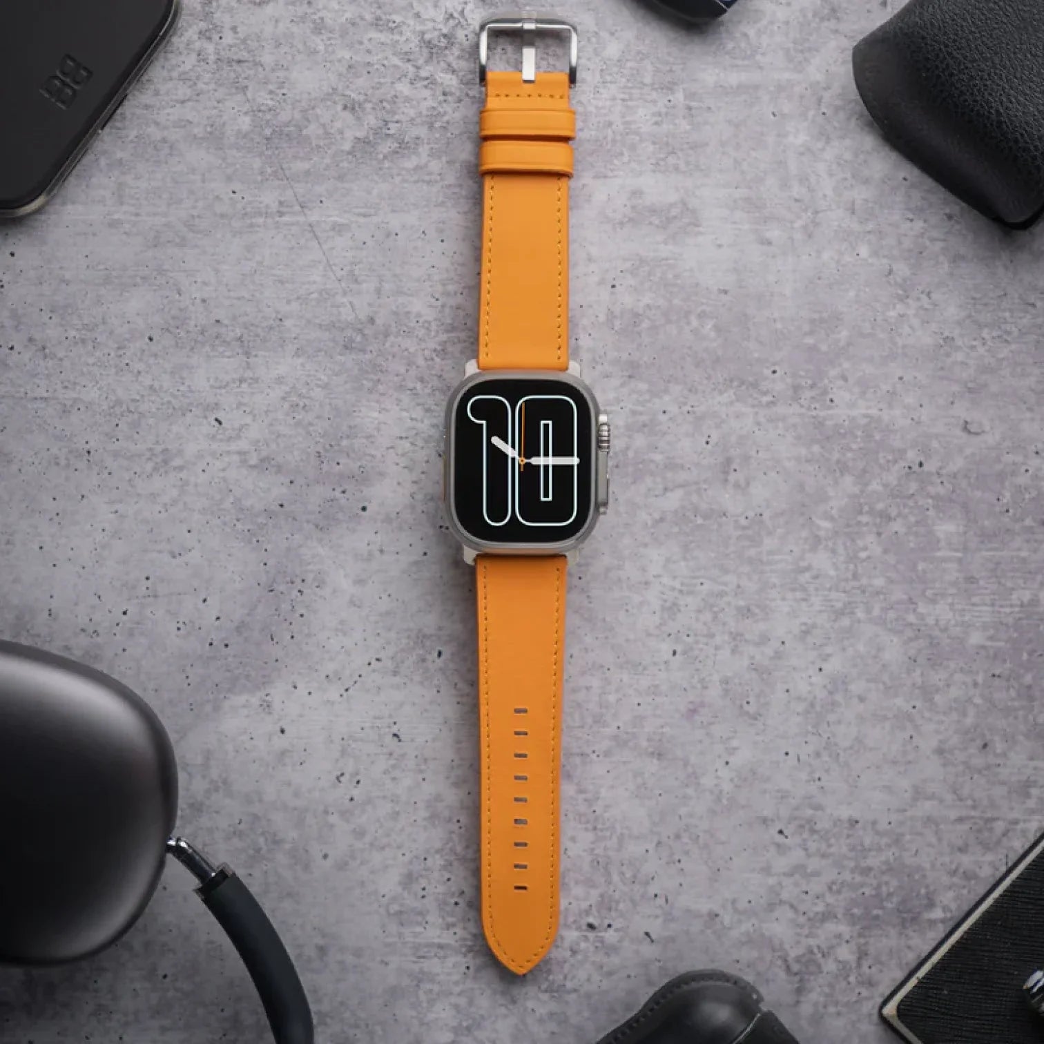 Orange Pop / 46mm / Titan Gold