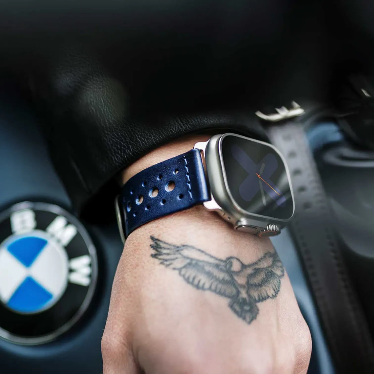 Blau / Ultra/46mm/45mm / Silber Matt