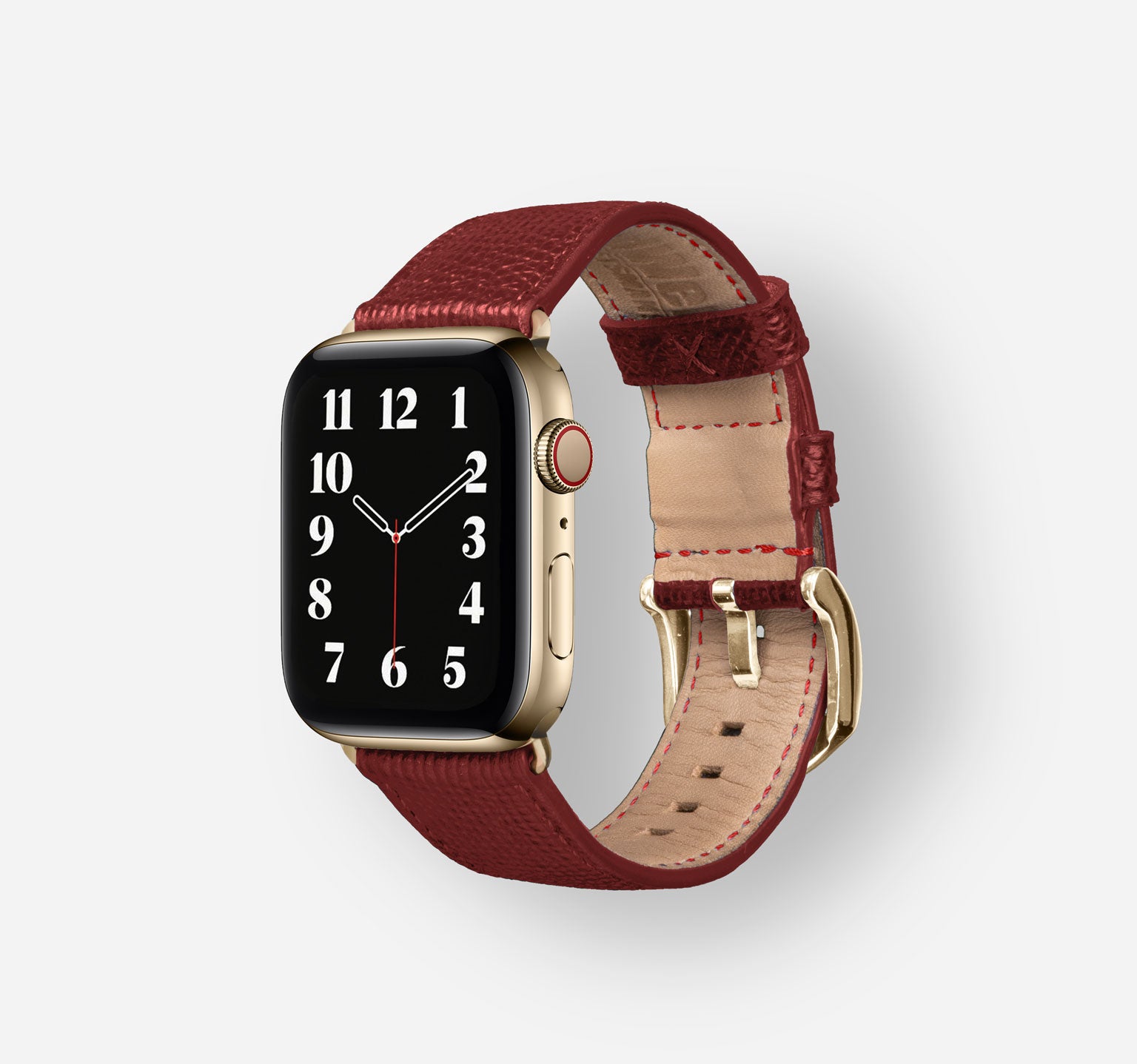 Saffiano-Bordeaux-Stainless-Steel-Gold