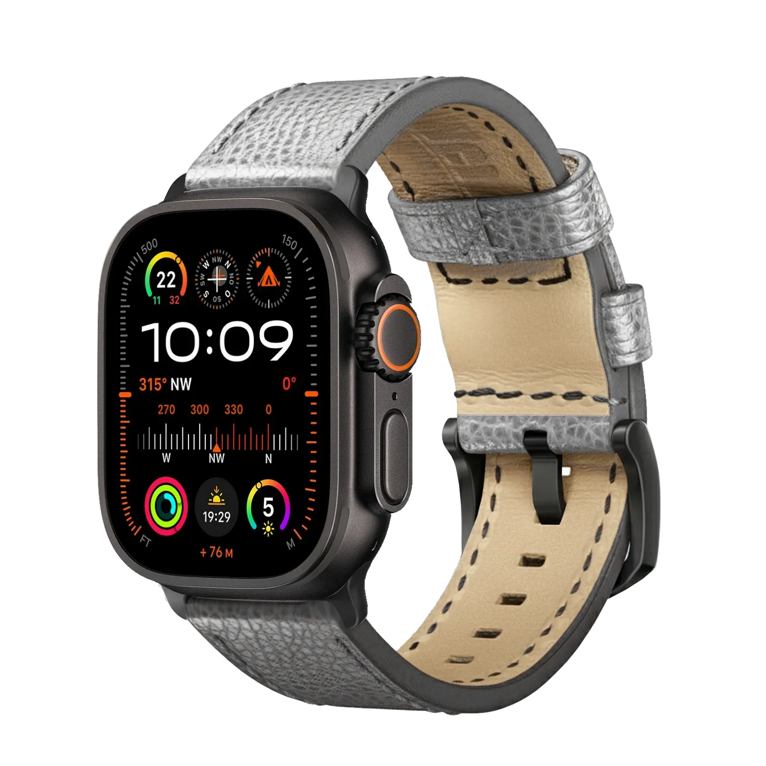 Apple Watch Saffiano Leather Band: Scratch & Waterproof | Bandwerk display picture 1