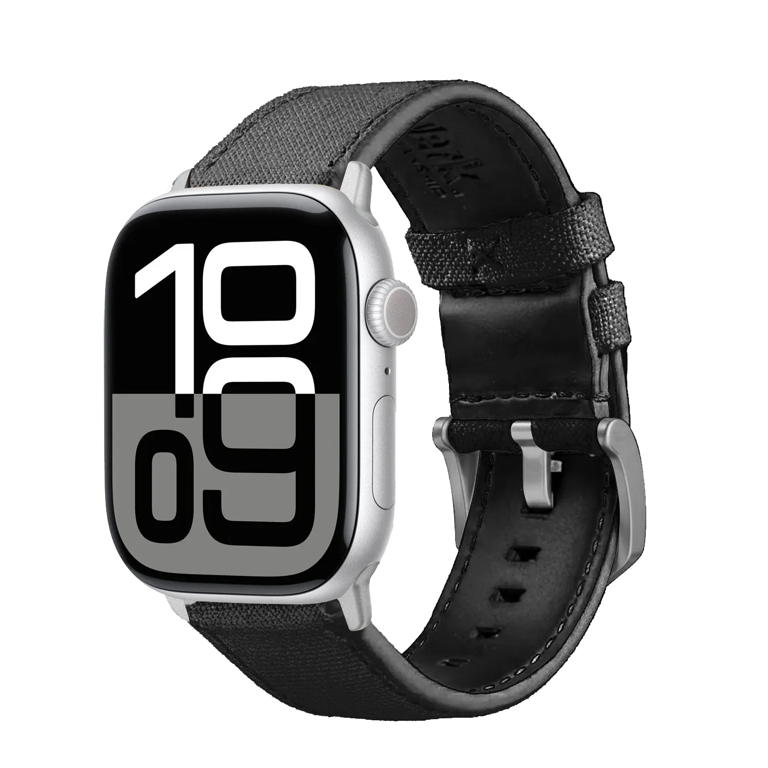 Diamantschwarz / 42mm / Silber Matt