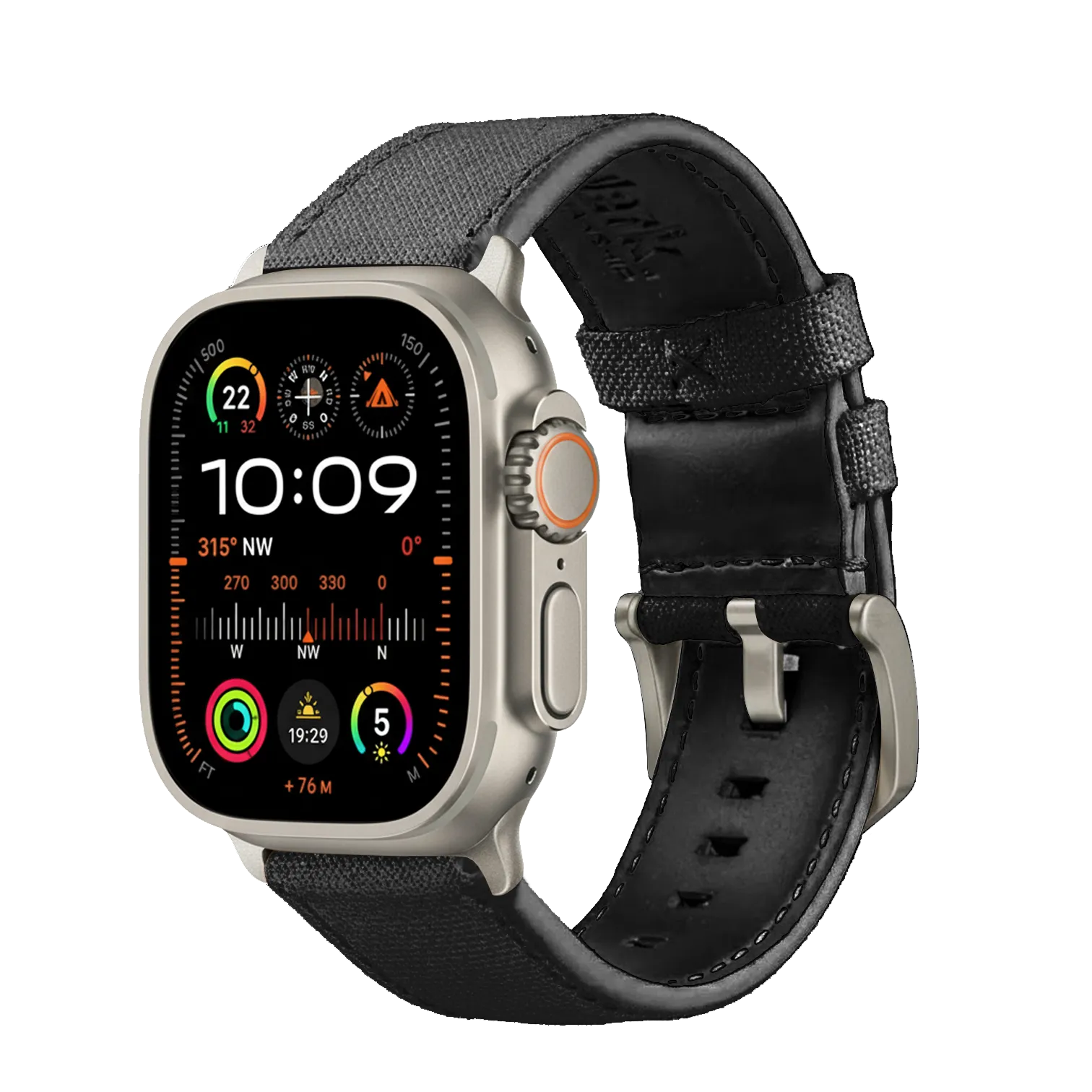 Diamantschwarz / Ultra/46mm/45mm / Silber Matt