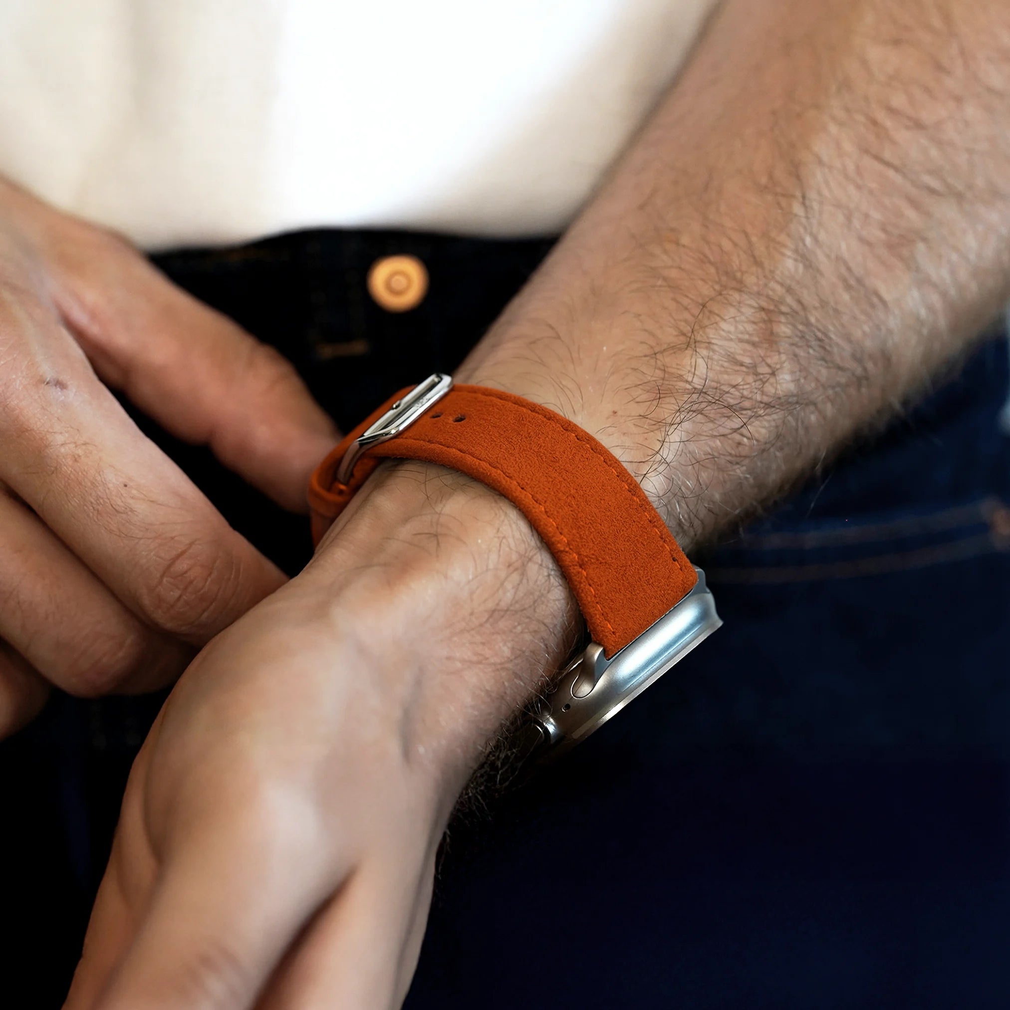 Shocking Orange / 46mm / Titan Schiefer