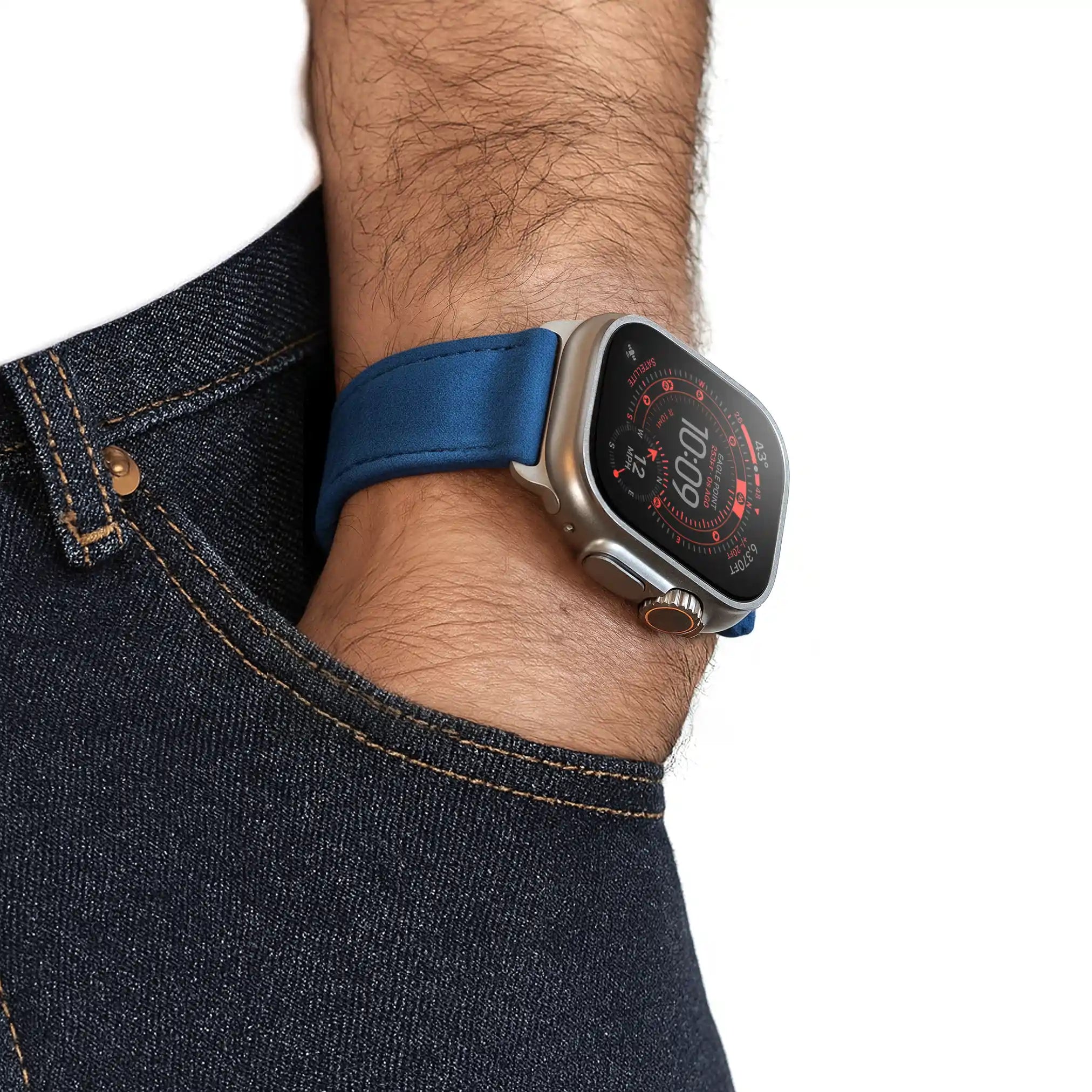 Slate Blue / 46mm / Titan Schiefer