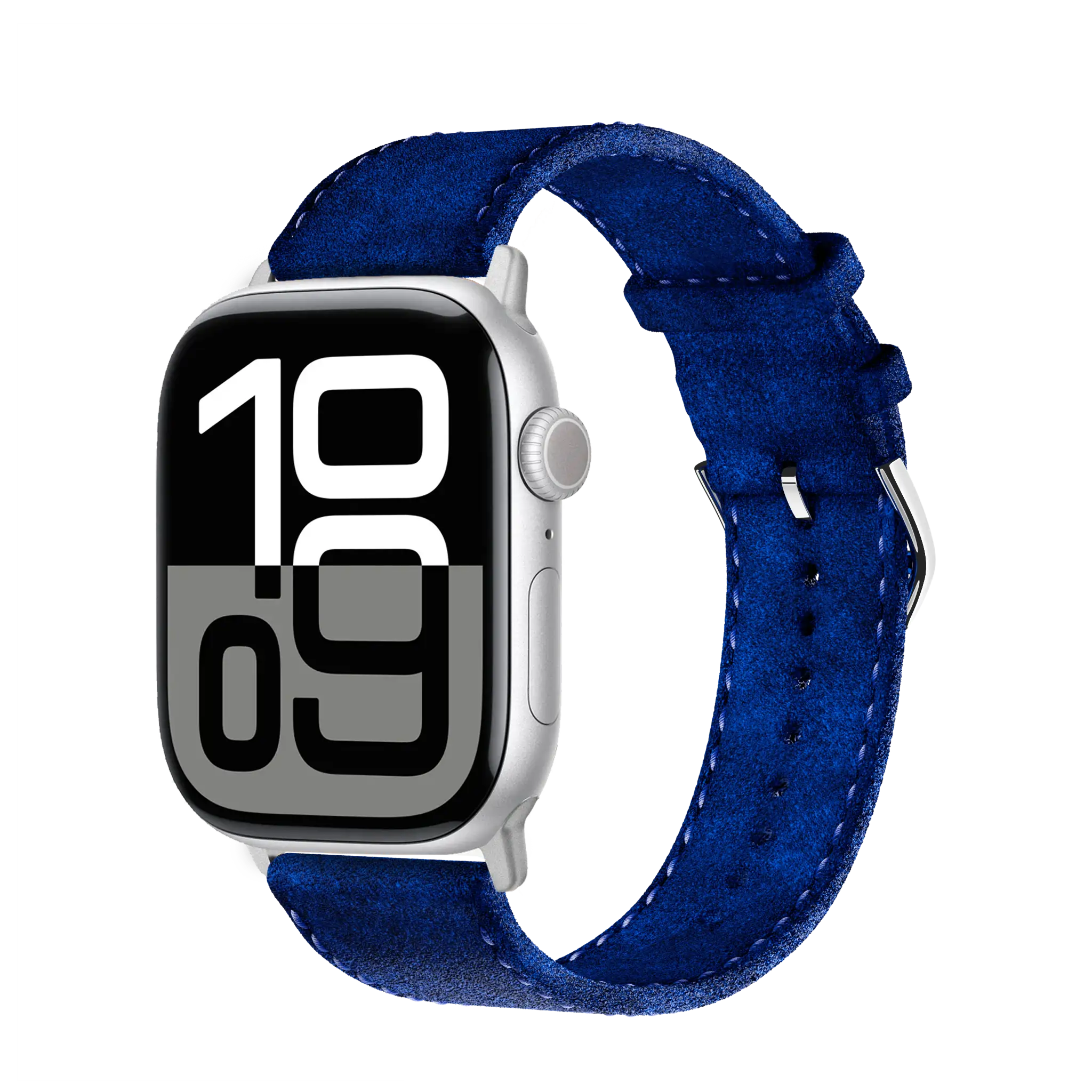 Slate Blue / 46mm / Aluminium Silber