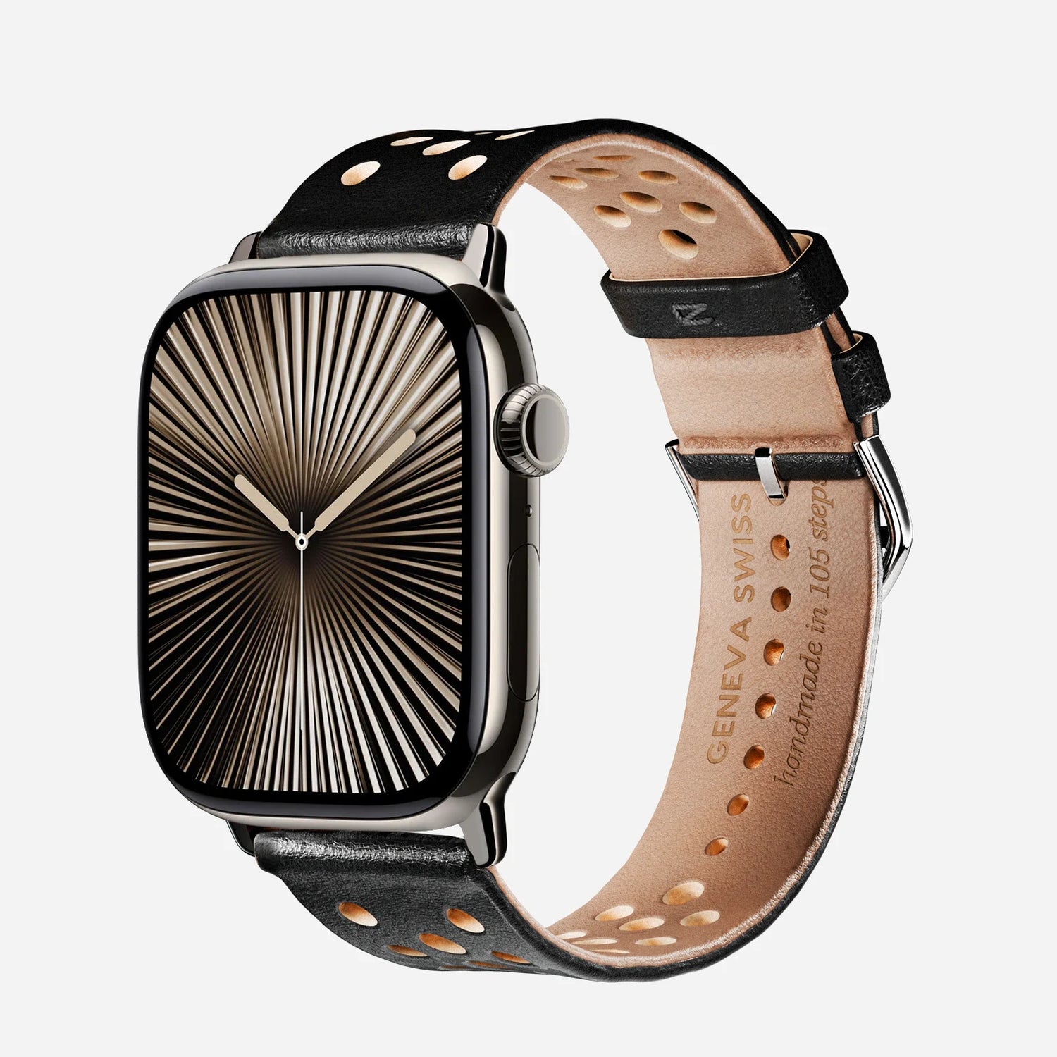Apple Watch Leather Strap - Swiss Rally Band | Compatible