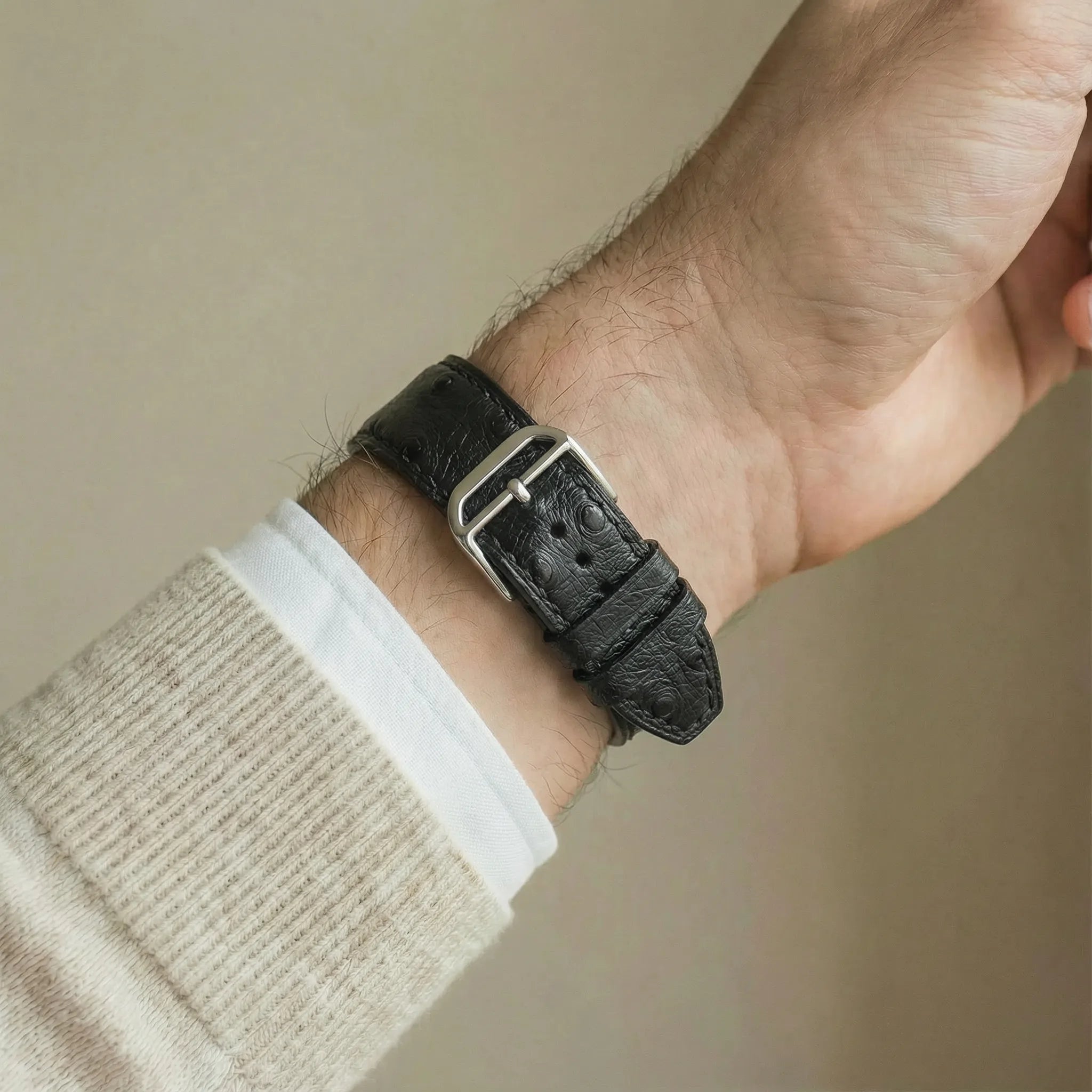 Schwarz / 46mm / Titan Schiefer