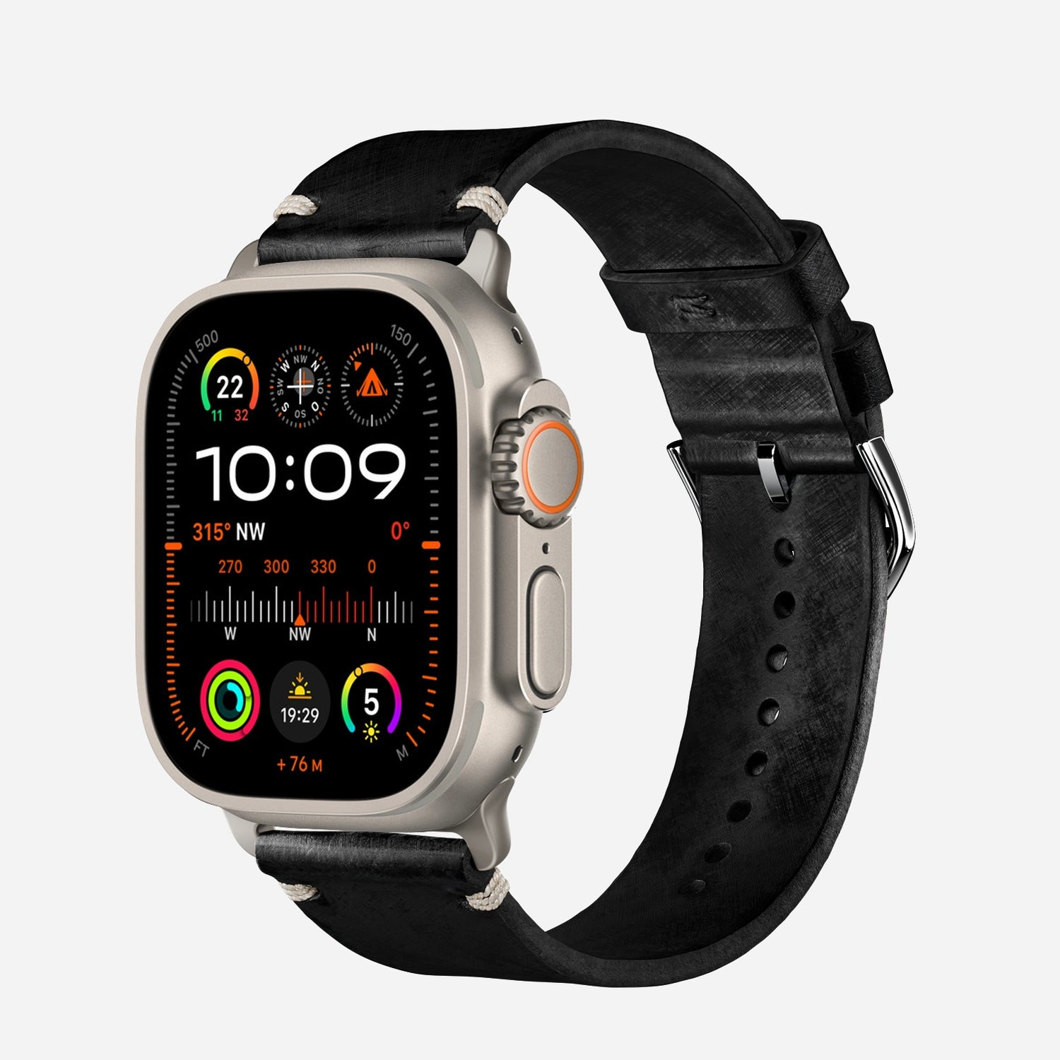 Apple Watch Vintage Leather Strap | Compatible with Series 1-10  display picture 1