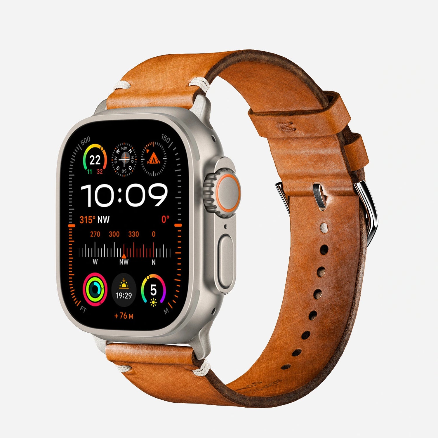 Apple Watch Vintage Leather Strap | Compatible with Series 1  display picture 3