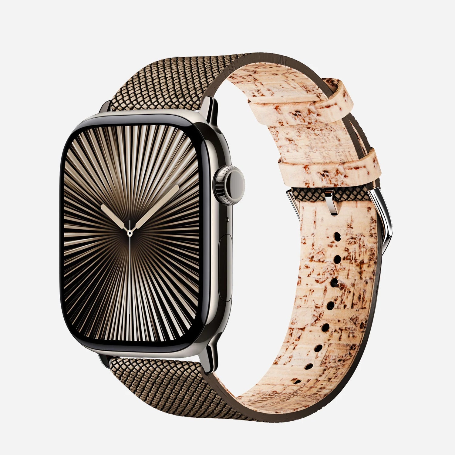 Apple Watch Swiss Wood Strap | Vegan | Compatible with Series 1-10