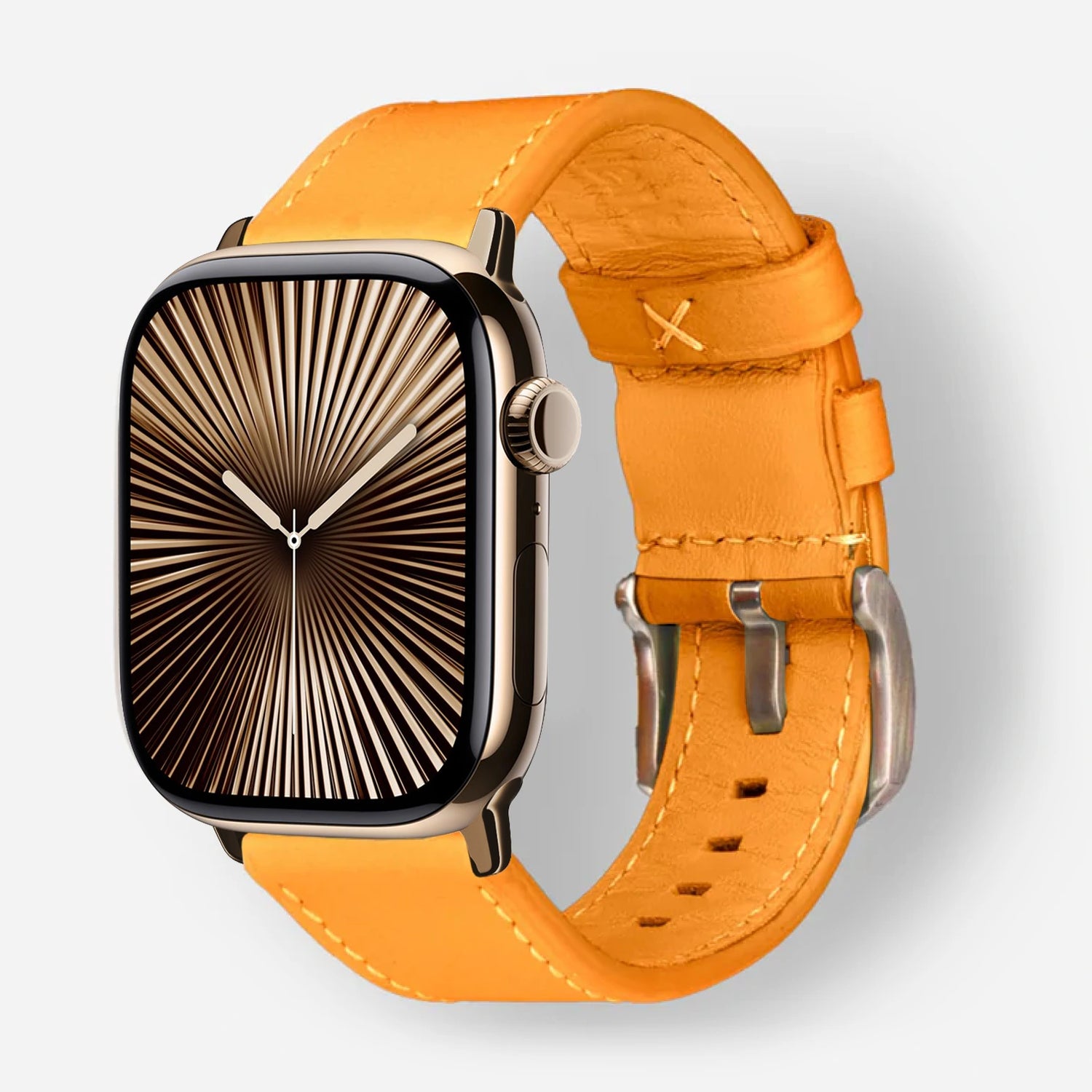 New Iwatch Leather Band Replacement Sports Edition Apple Watch Waterproof Leather Strap | For Series 1-11  main image 2