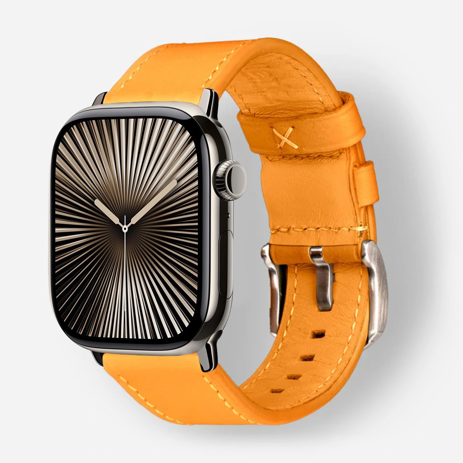 Orange Pop / 46mm / Titan Natur