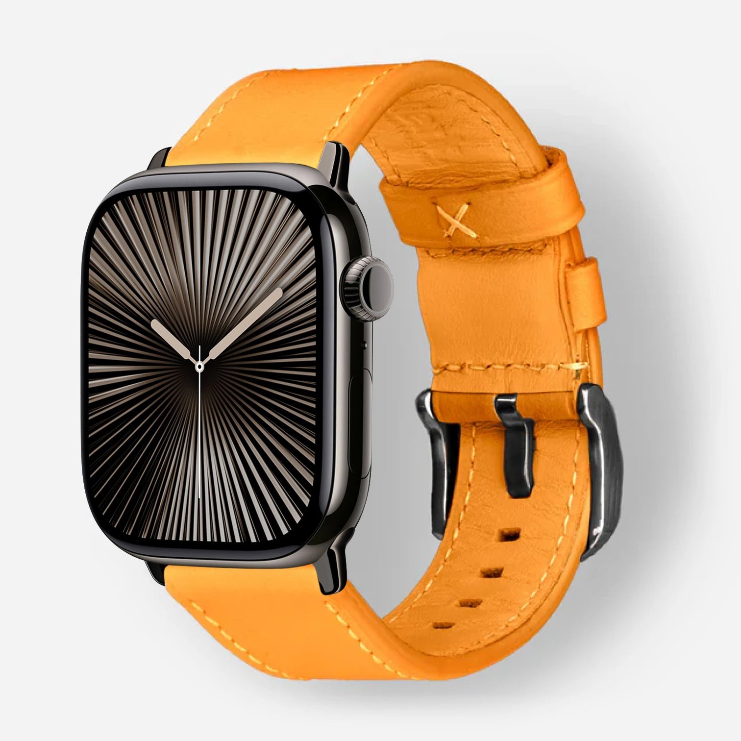 Orange Pop / 46mm / Titan Schiefer