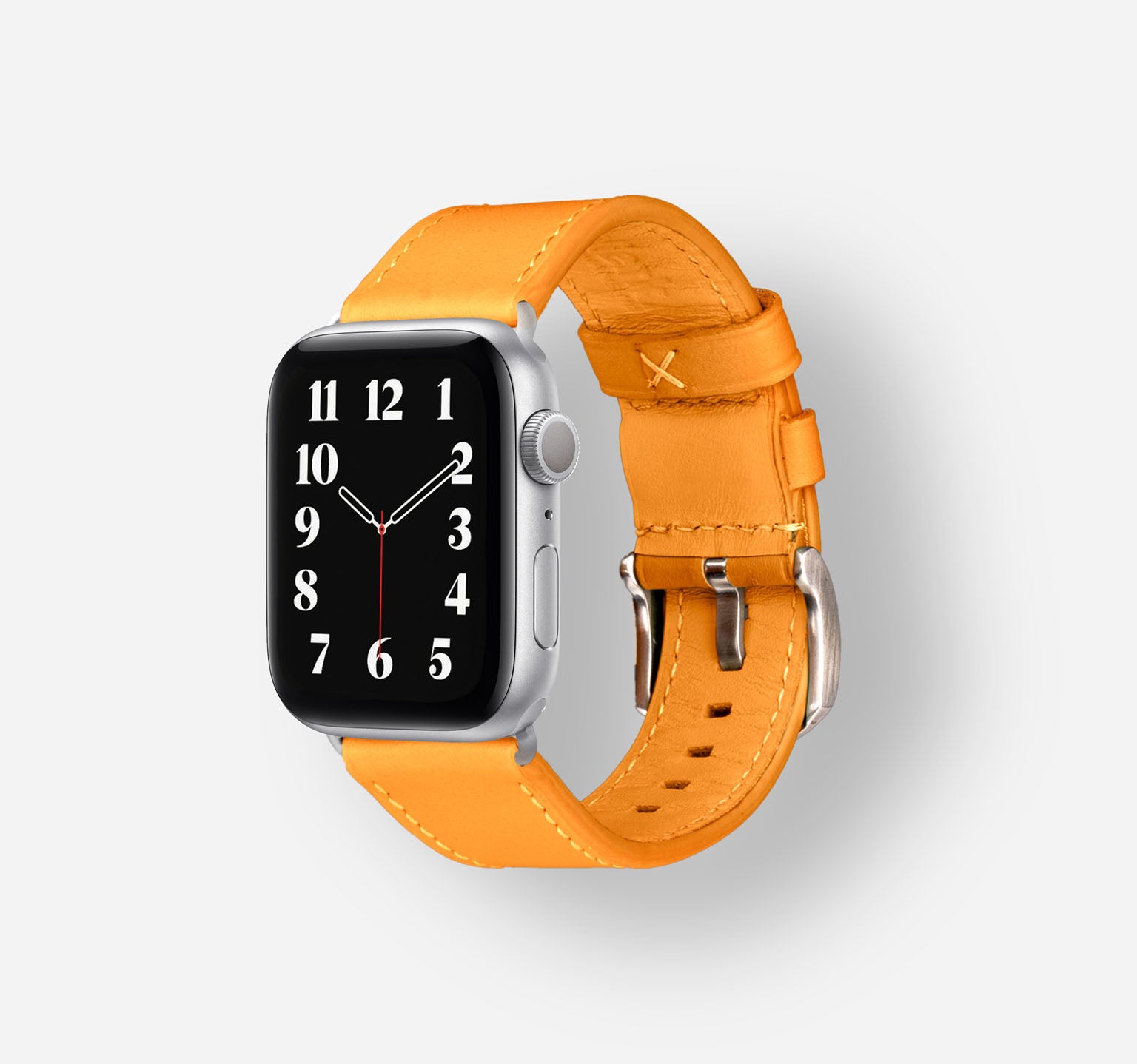 Waterproof Leather Band | Orange Pop