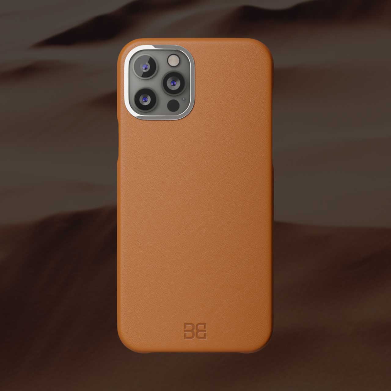 iPhone 12 Pro Max Case from BandWerk – Ostrich | Brown Gold