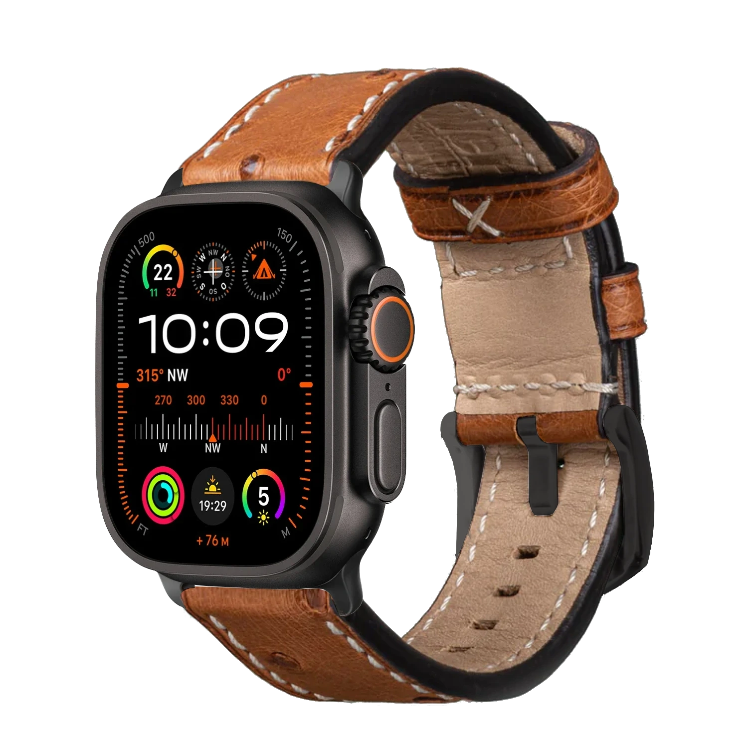 Braun / Ultra/46mm/45mm / Schwarz